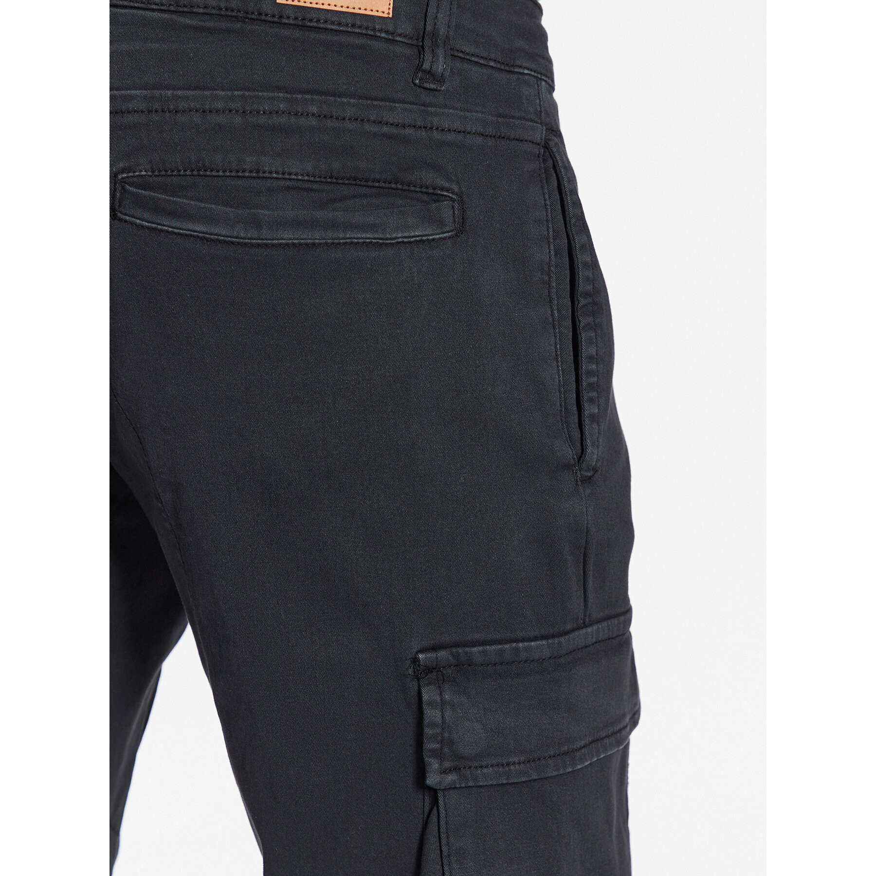 INDICODE Pantaloni din material Albani 60-299 Negru Regular Fit - Pled.ro