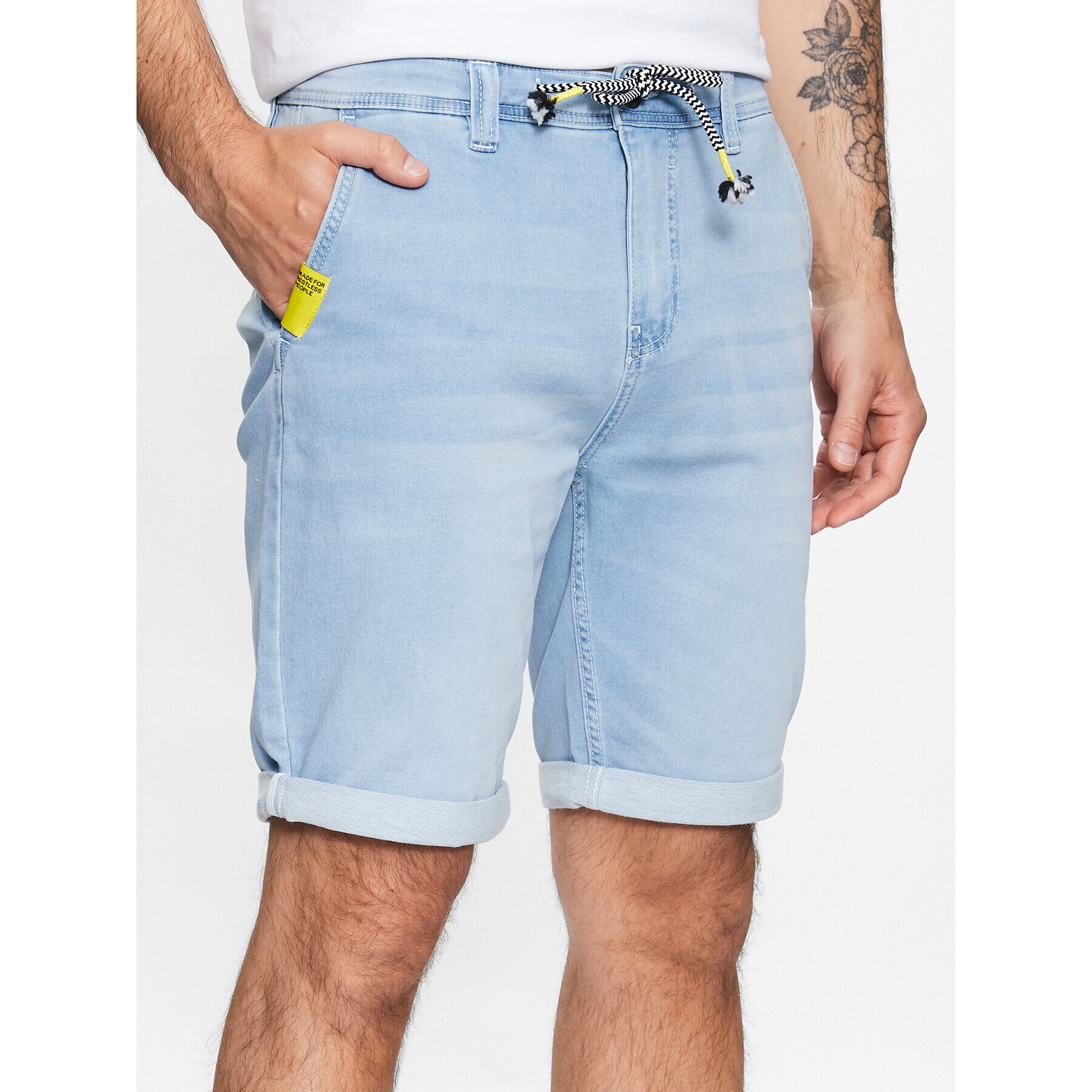 INDICODE Pantaloni scurți de blugi Ramon 70-541 Bleumarin Regular Fit - Pled.ro