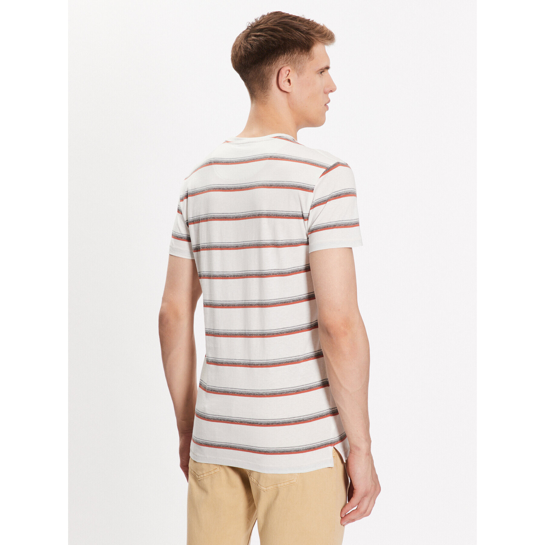 INDICODE Tricou Maxx 40-964 Alb Regular Fit - Pled.ro