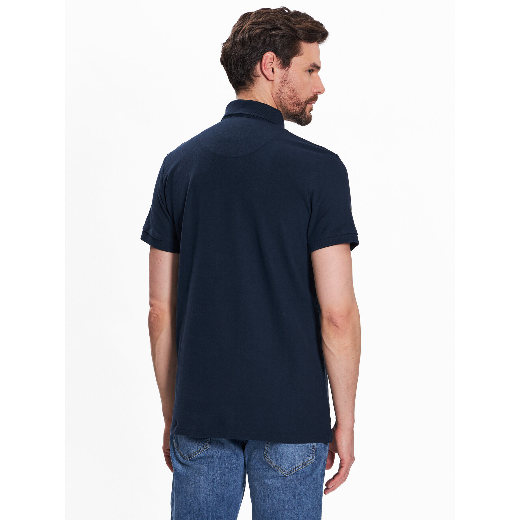 INDICODE Tricou polo Abbortsford 40-352 Bleumarin Regular Fit - Pled.ro