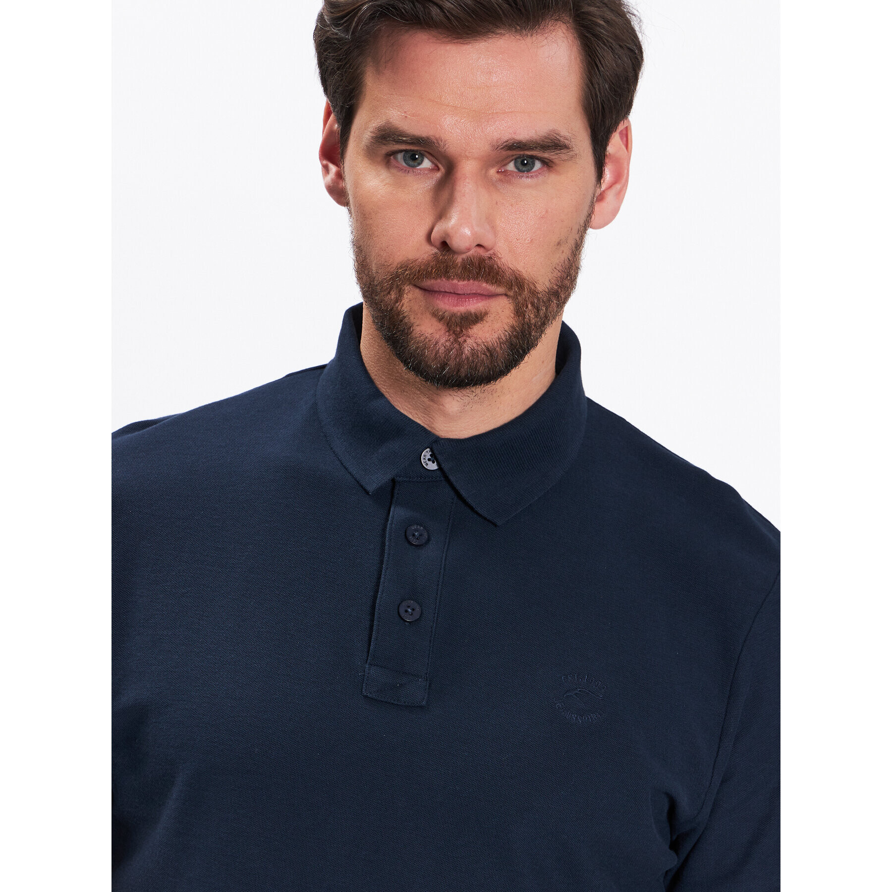 INDICODE Tricou polo Abbortsford 40-352 Bleumarin Regular Fit - Pled.ro