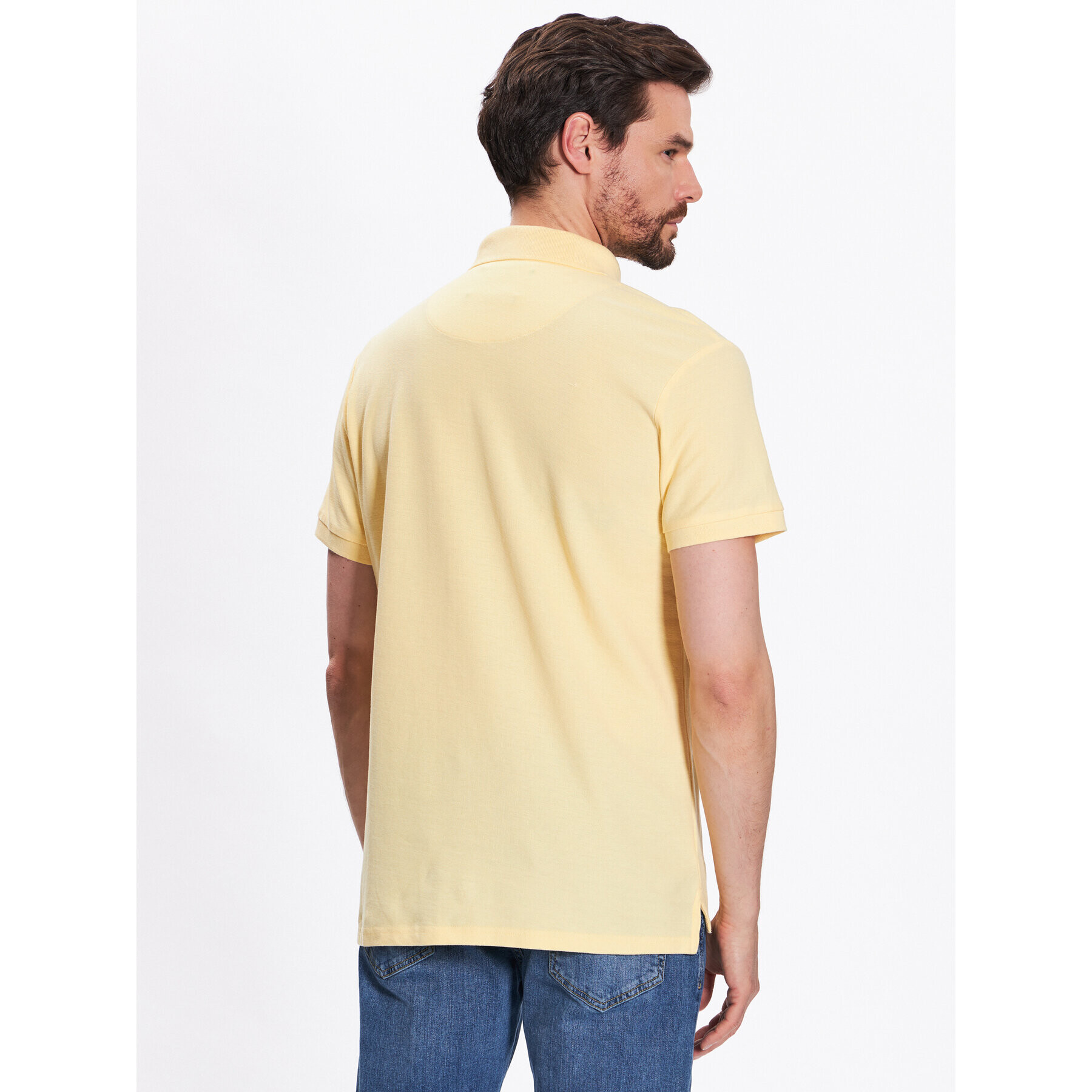 INDICODE Tricou polo Abbortsford 40-352 Galben Regular Fit - Pled.ro