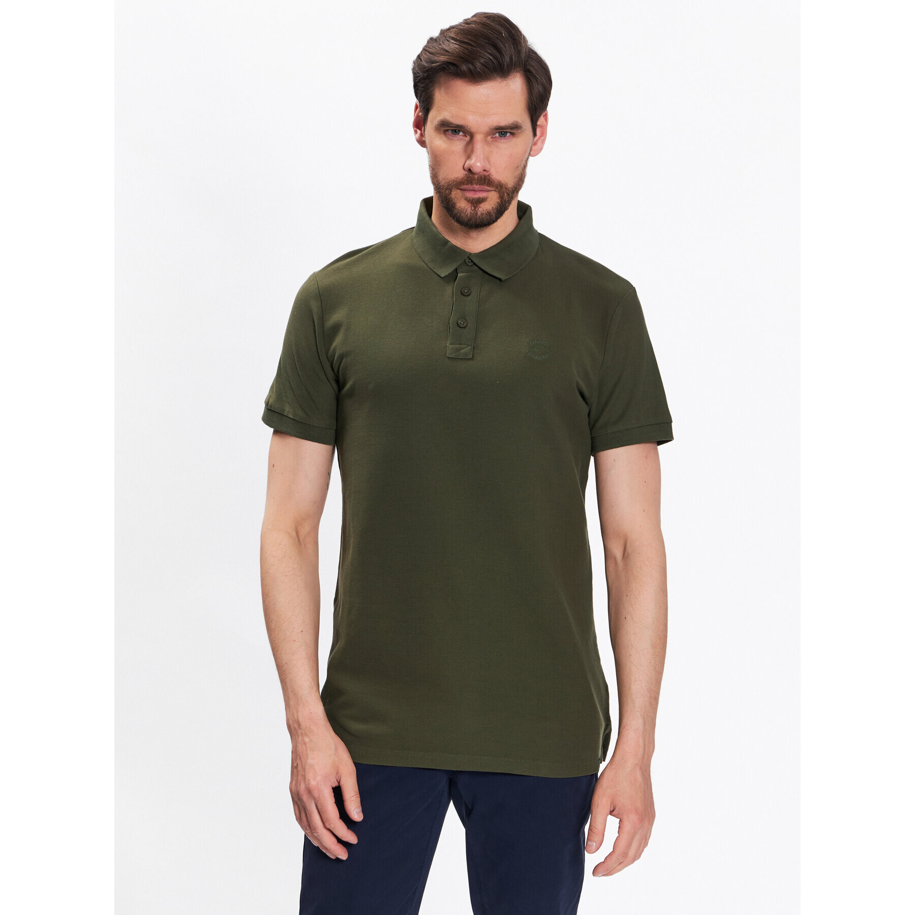 INDICODE Tricou polo Abbortsford 40-352 Verde Regular Fit - Pled.ro