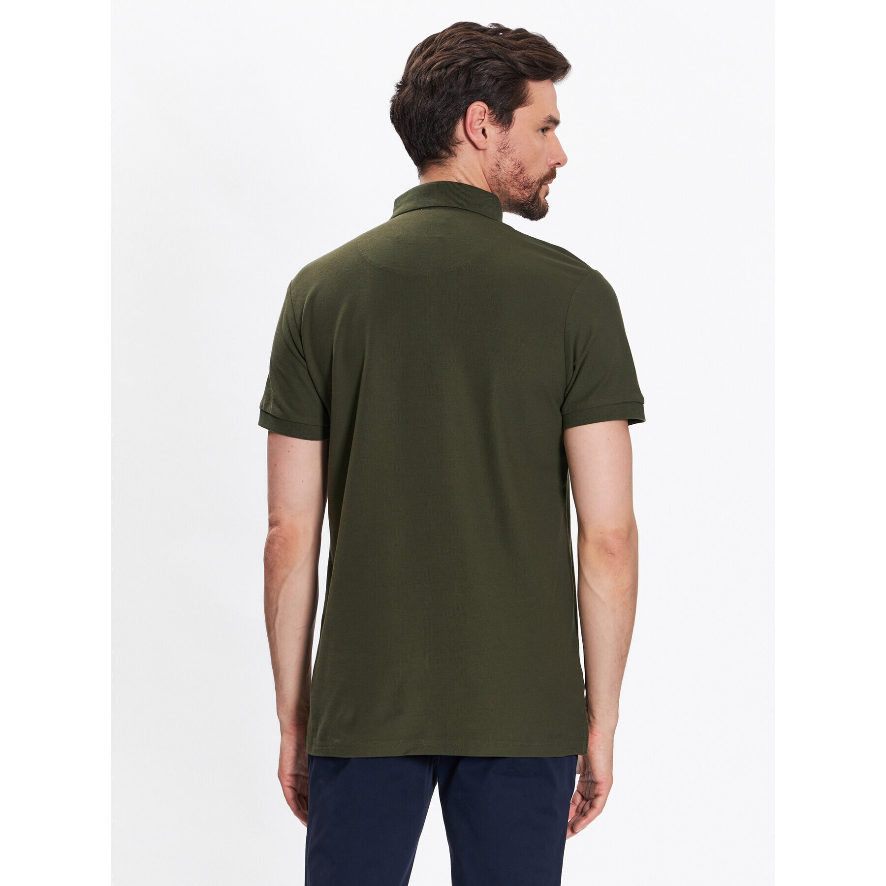 INDICODE Tricou polo Abbortsford 40-352 Verde Regular Fit - Pled.ro