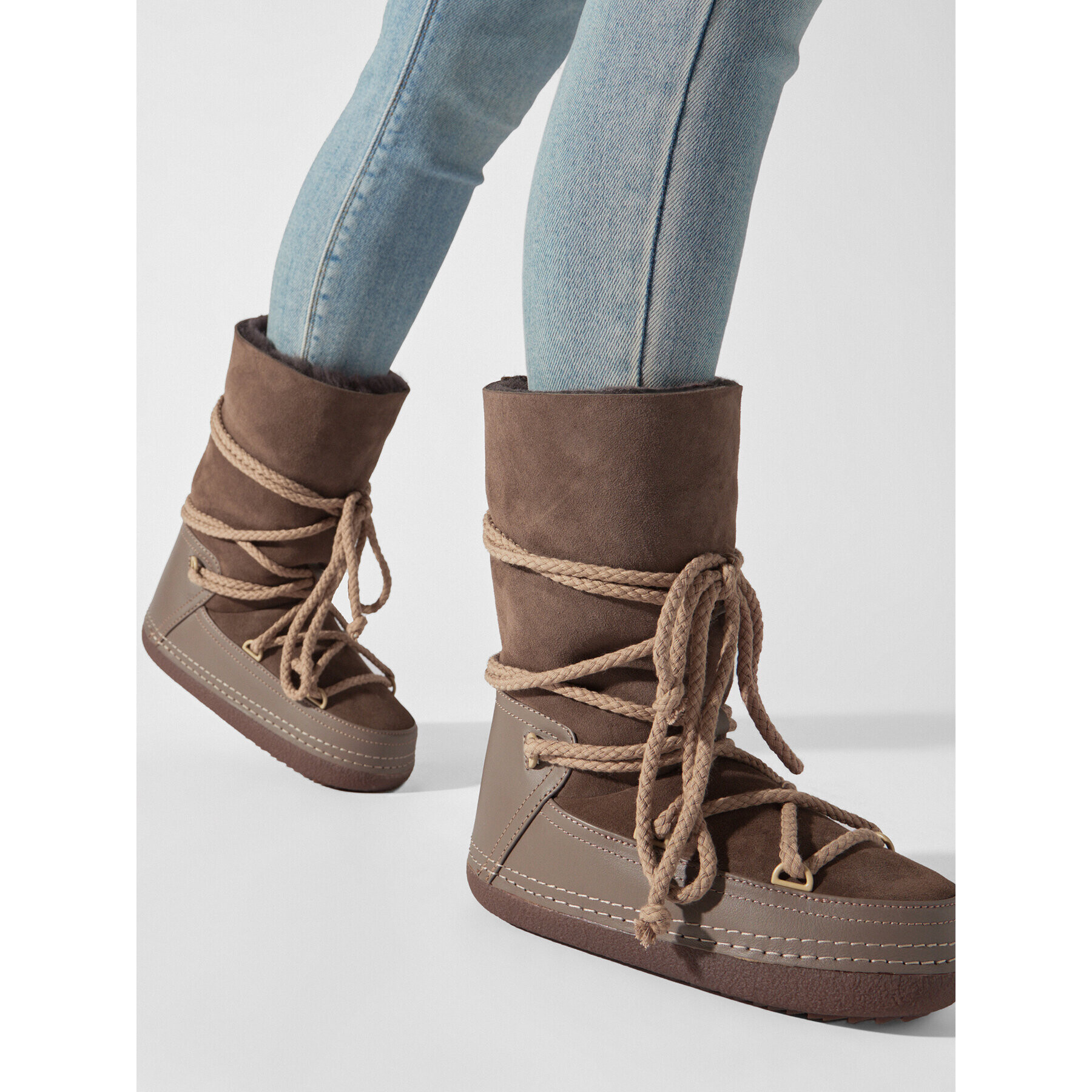 Inuikii Cizme de zăpadă Classic High 75107-007buty Maro - Pled.ro