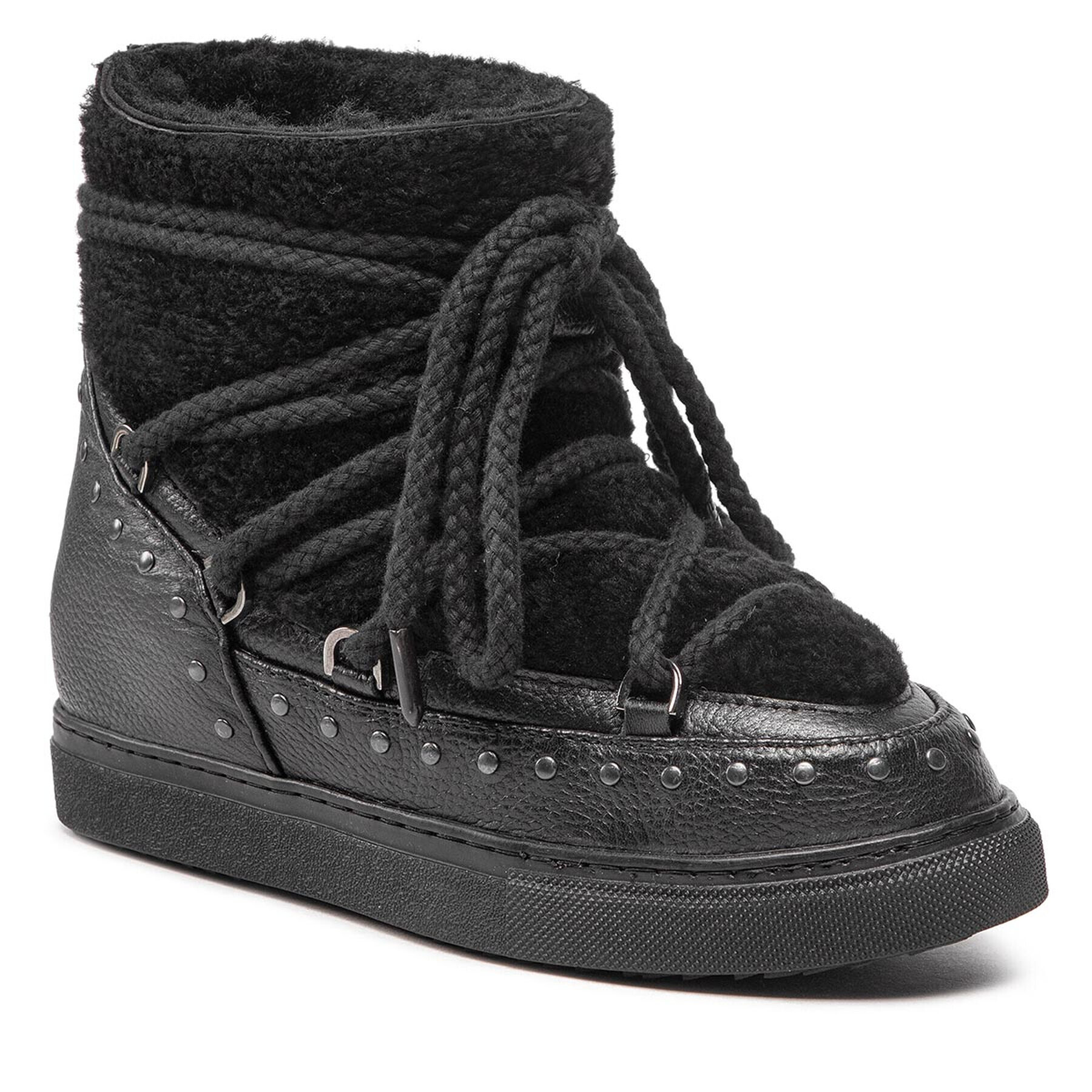 Inuikii Pantofi Curly Rock Wedge 70103-076 Negru - Pled.ro