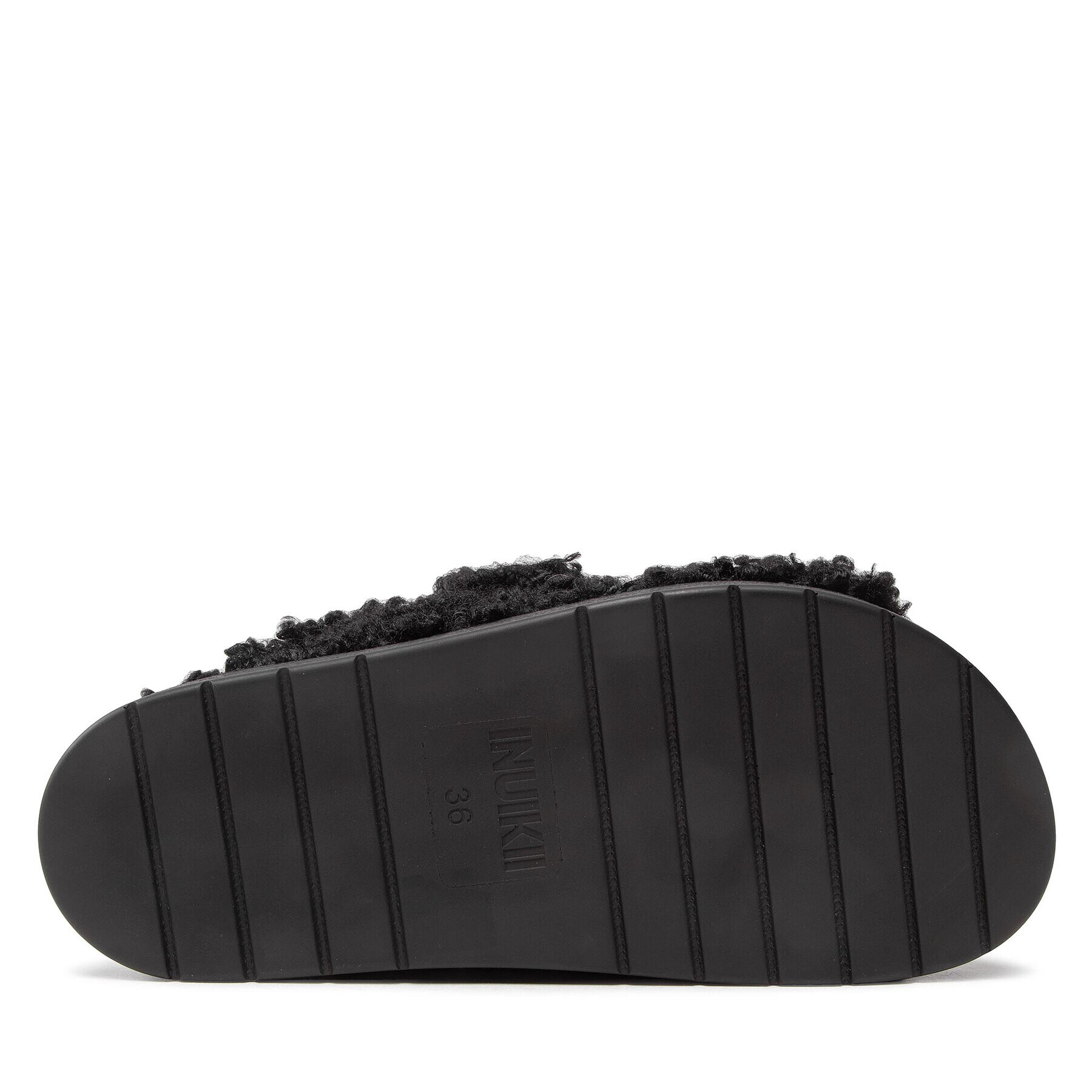 Inuikii Șlapi Vegan Buckle Slide 70104-223 Negru - Pled.ro