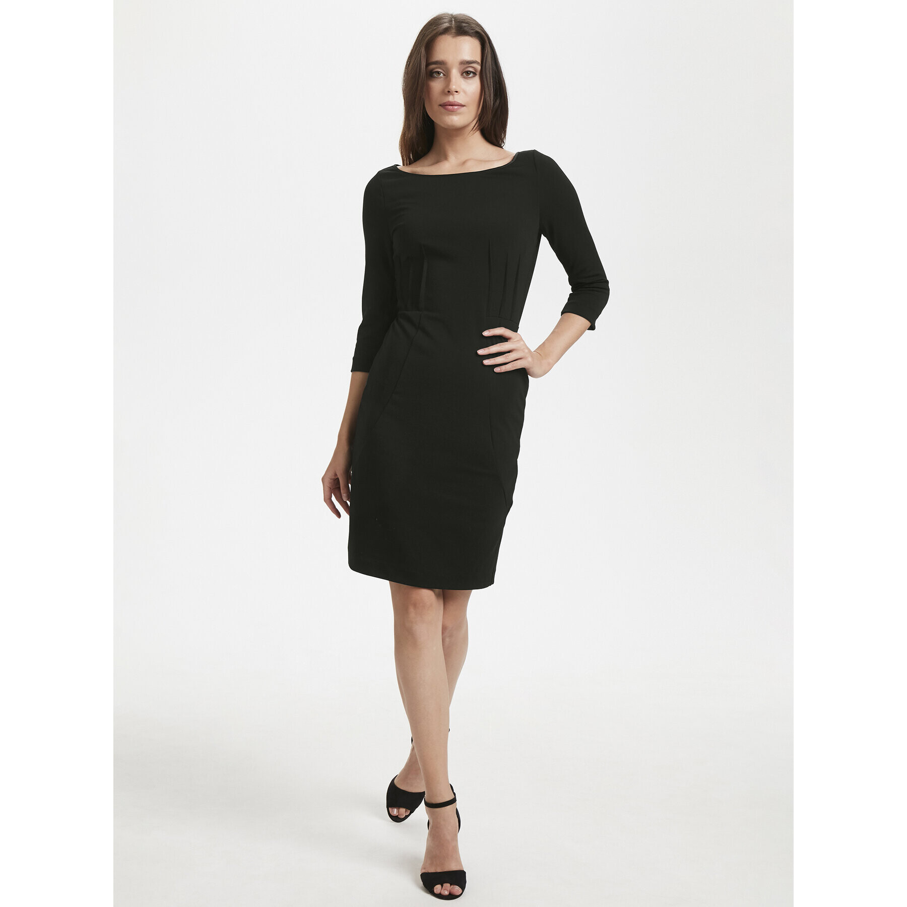 InWear Rochie de zi Bagulio 30100285 Negru Tight Fit - Pled.ro