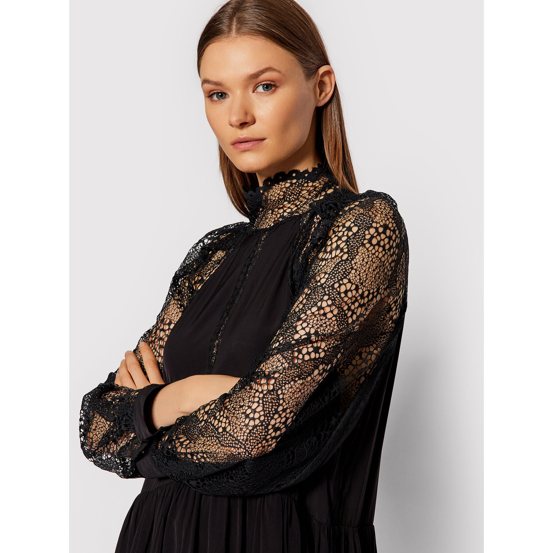 IRO Rochie cocktail Deorro AP131 Negru Regular Fit - Pled.ro