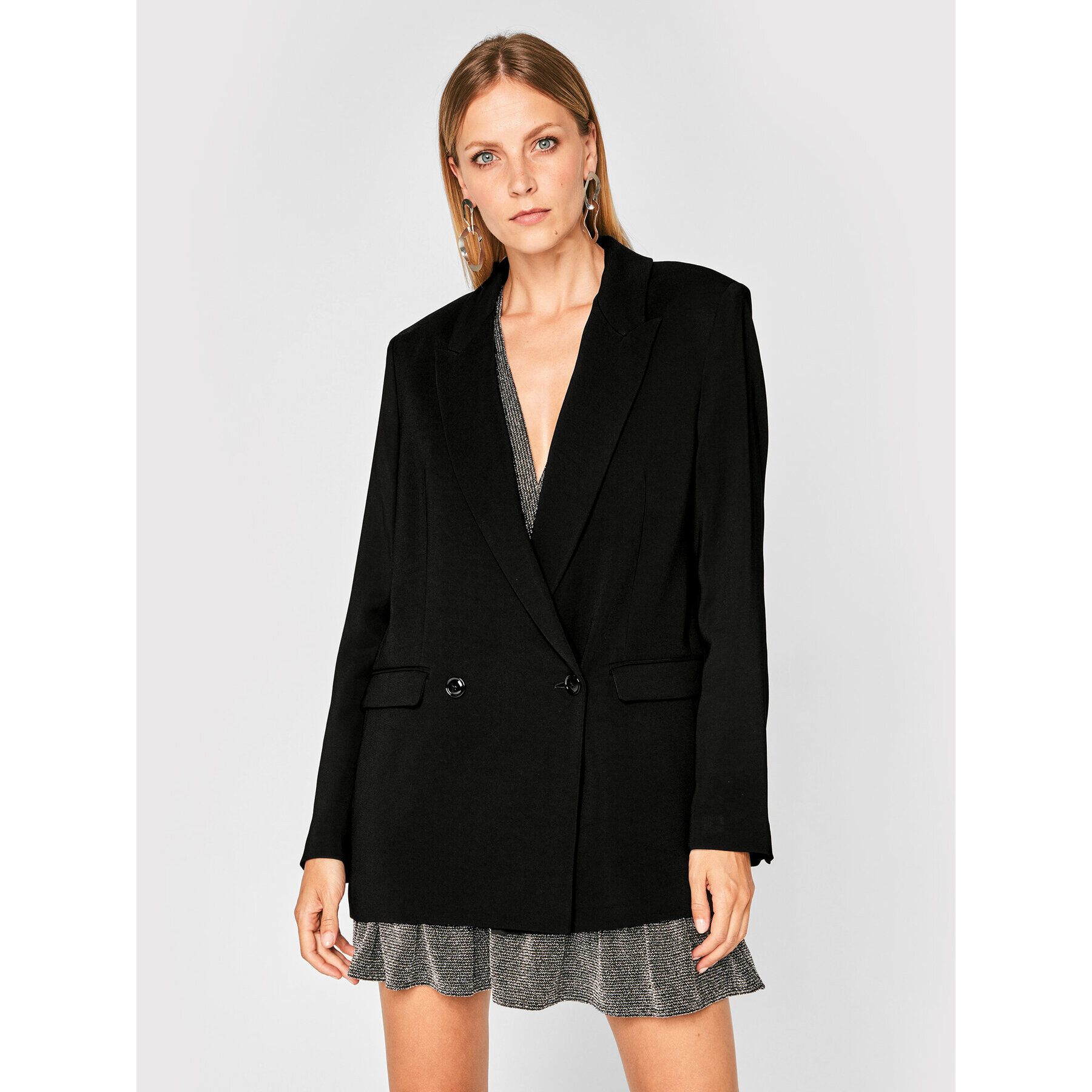 IRO Blazer Degree AN050 Negru Regular Fit - Pled.ro