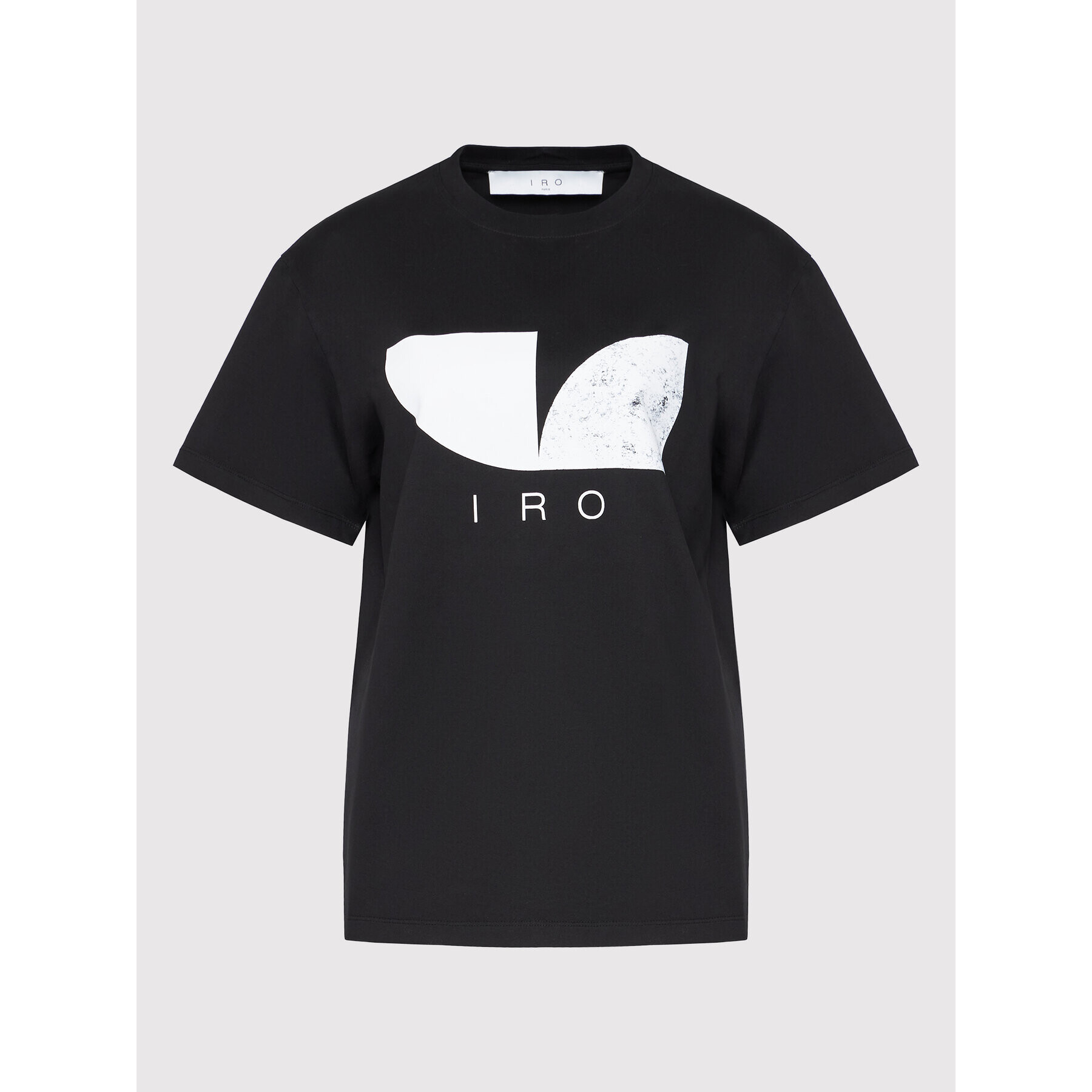 IRO Tricou Dachi AQ282 Negru Relaxed Fit - Pled.ro