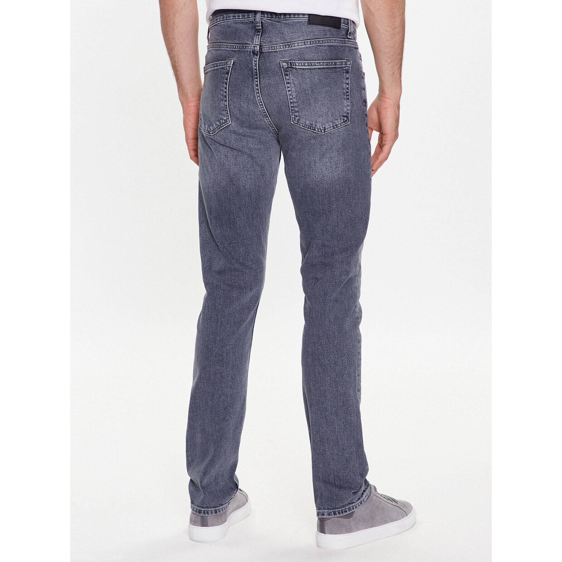 J.Lindeberg Blugi Cedar FMDP07932 Gri Skinny Fit - Pled.ro