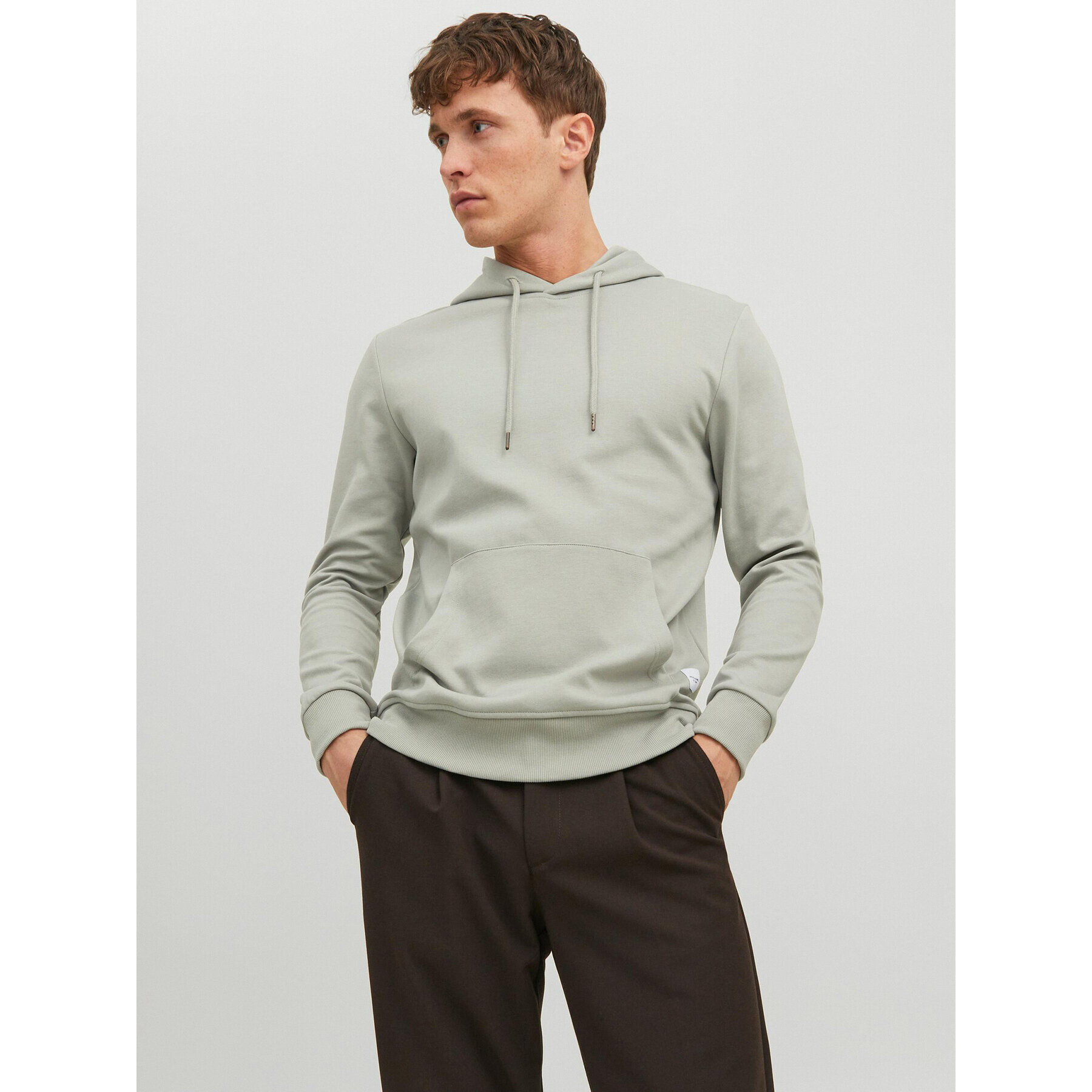 Jack&Jones Bluză Basic 12182537 Verde Regular Fit - Pled.ro