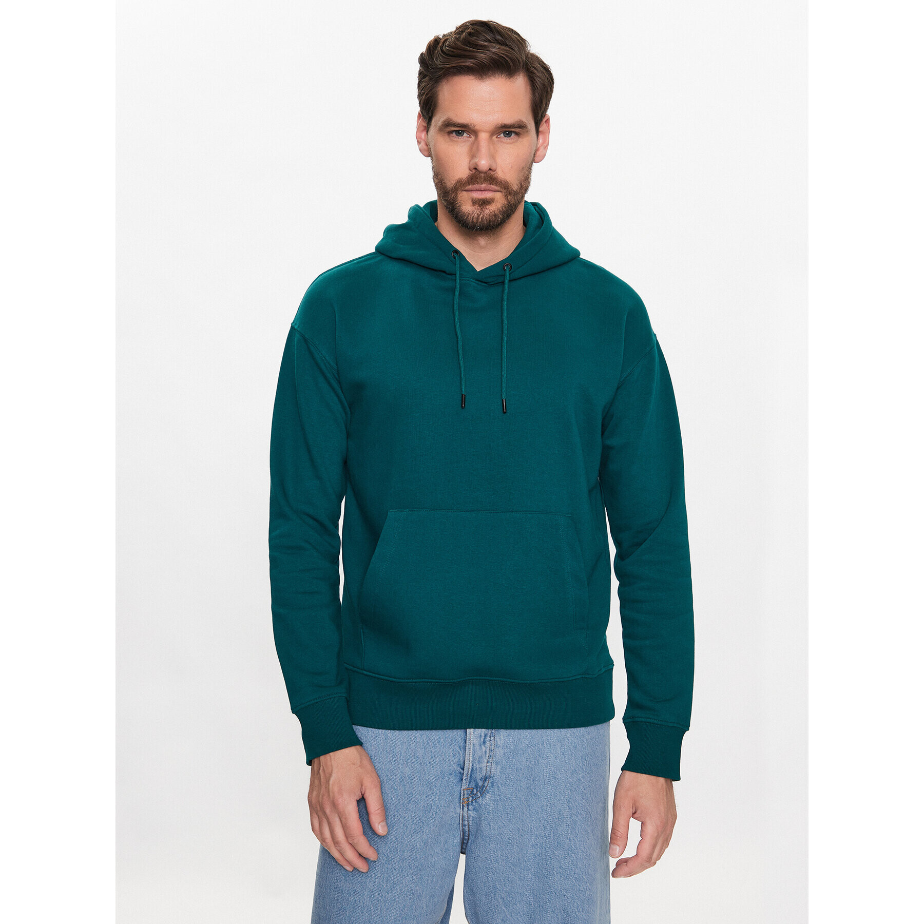 Jack&Jones Bluză Star 12208157 Verde Relaxed Fit - Pled.ro