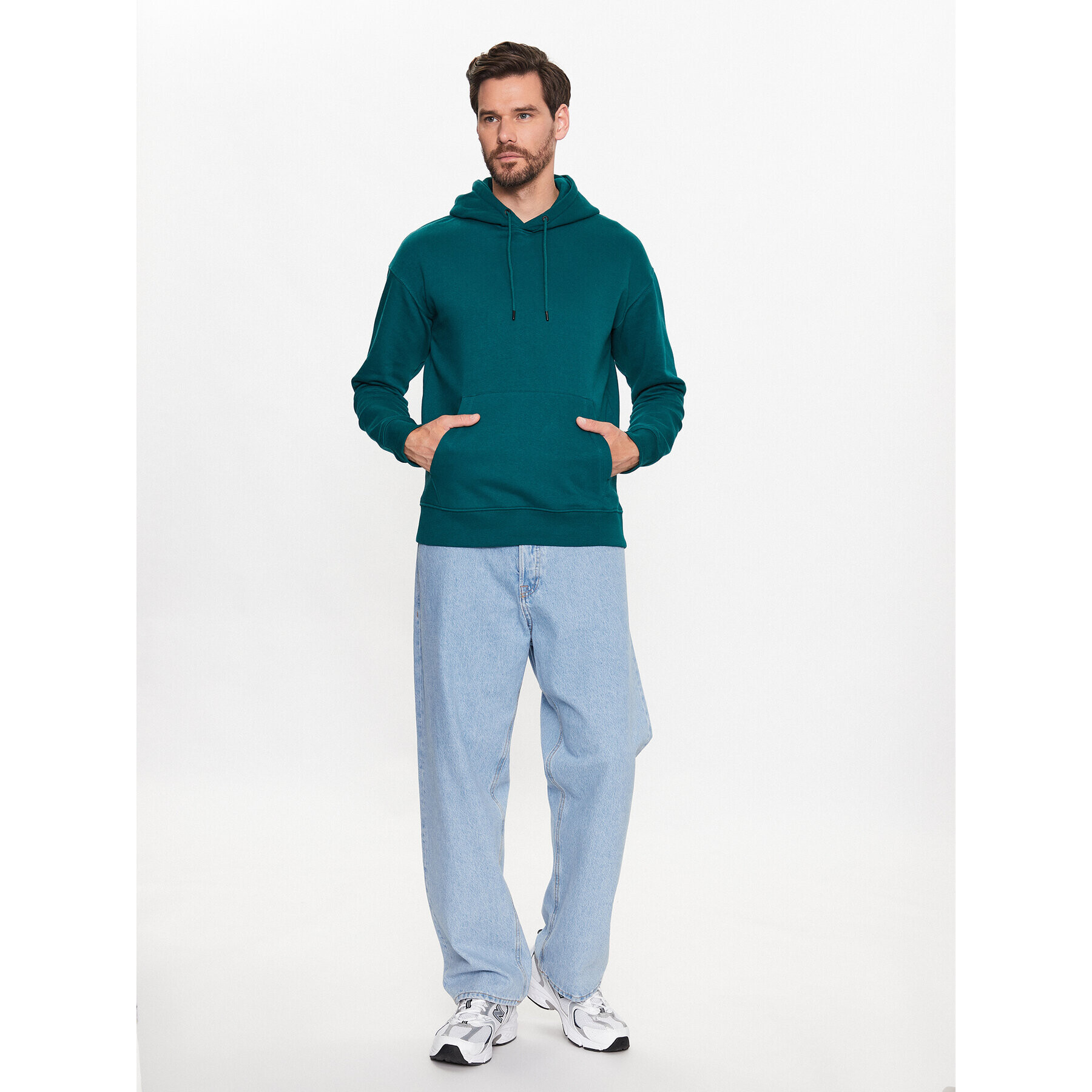 Jack&Jones Bluză Star 12208157 Verde Relaxed Fit - Pled.ro