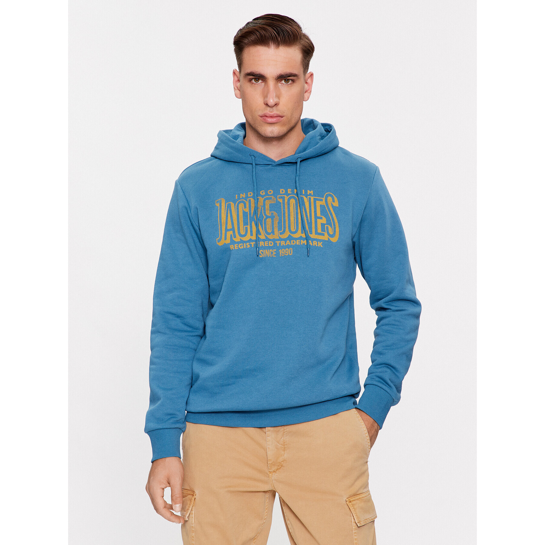 Jack&Jones Bluză 12251306 Albastru Standard Fit - Pled.ro