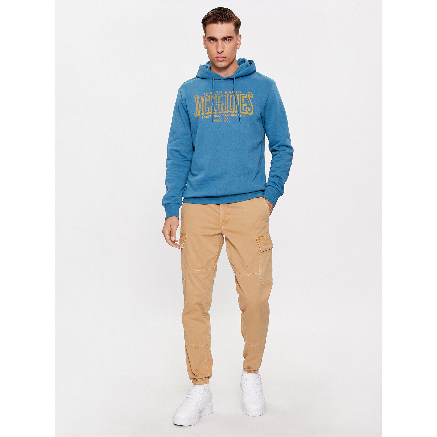 Jack&Jones Bluză 12251306 Albastru Standard Fit - Pled.ro