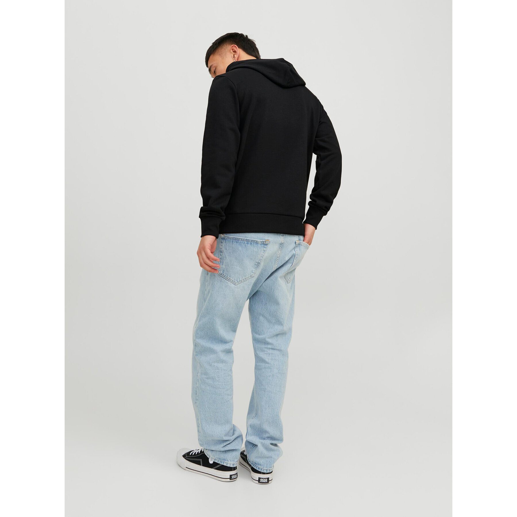 Jack&Jones Bluză Andy 12222333 Negru Regular Fit - Pled.ro