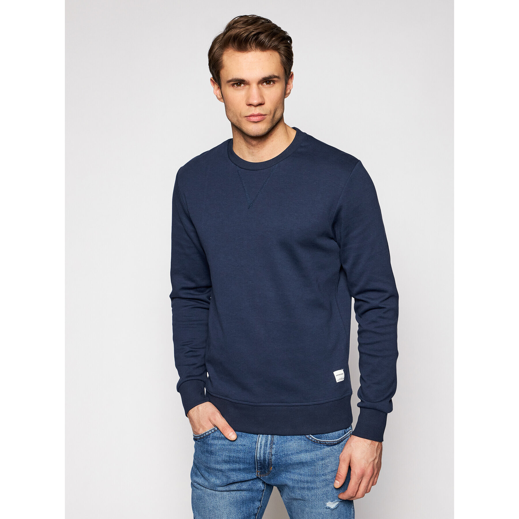 Jack&Jones Bluză Basic 12181903 Bleumarin Regular Fit - Pled.ro