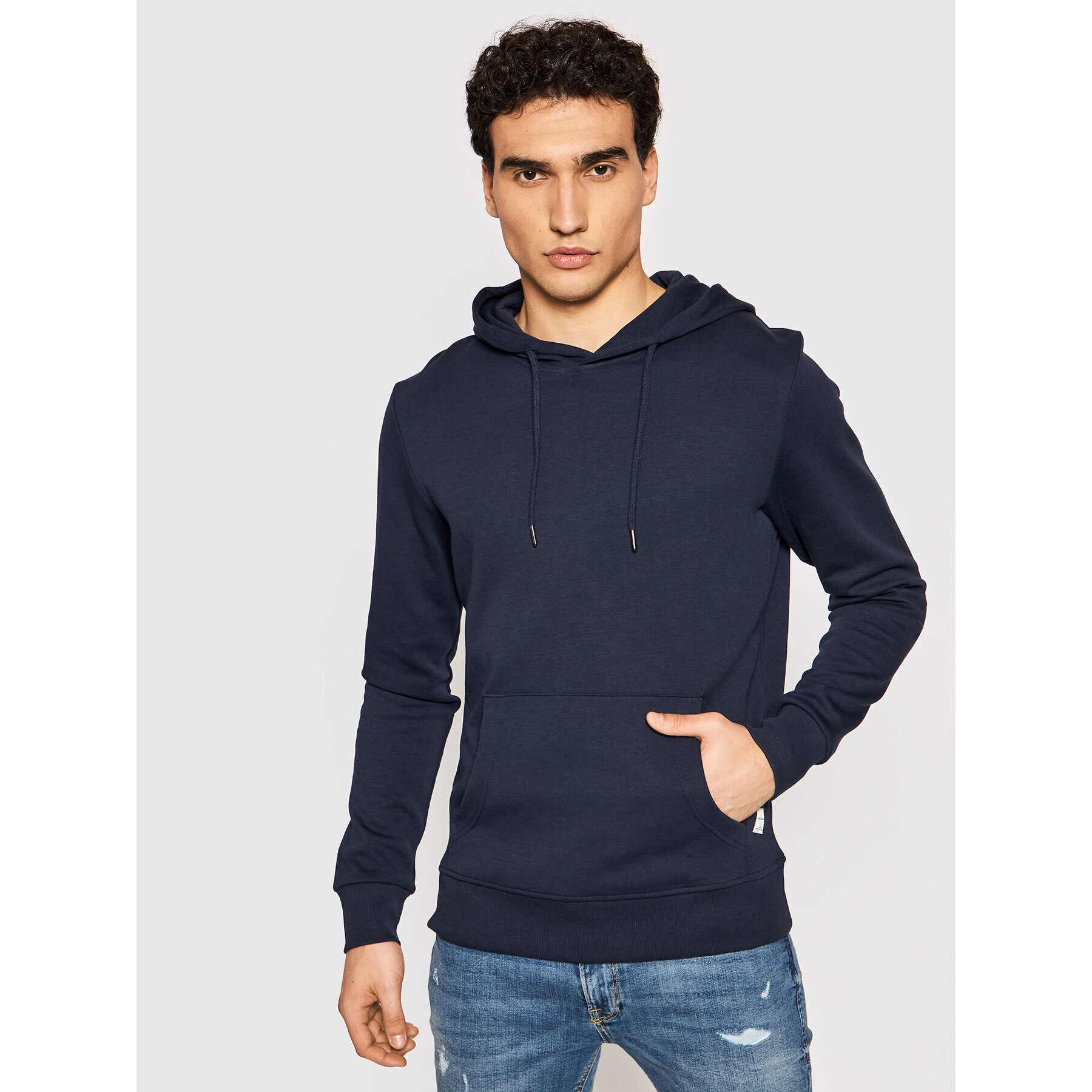 Jack&Jones Bluză Basic 12182537 Bleumarin Regular Fit - Pled.ro