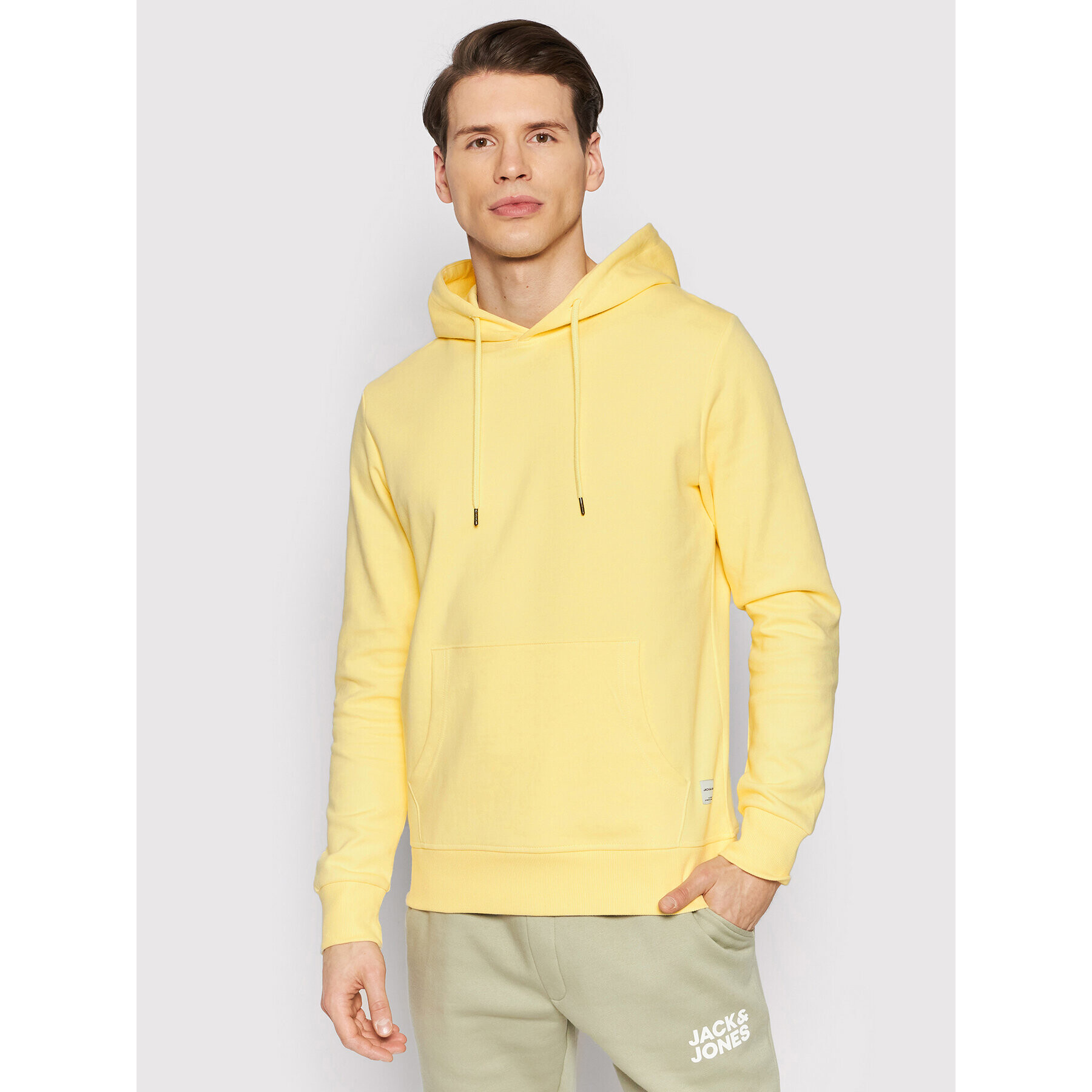 Jack&Jones Bluză Basic 12182537 Galben Regular Fit - Pled.ro