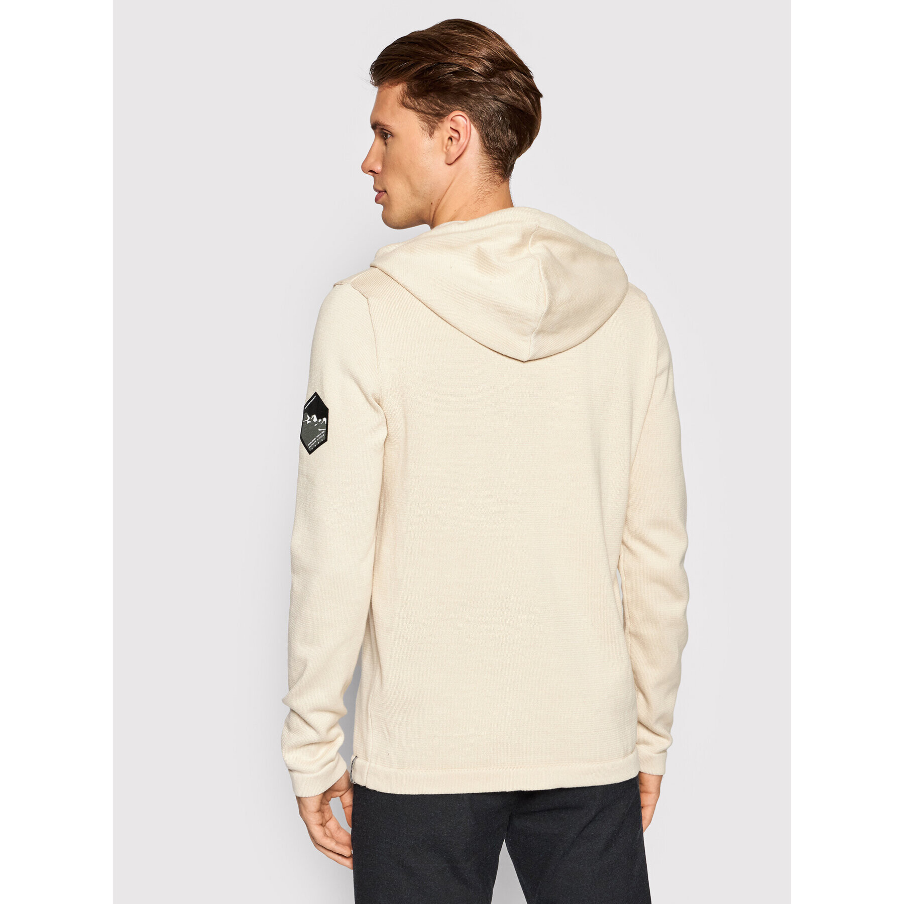 Jack&Jones Bluză Bilo 12192808 Bej Regular Fit - Pled.ro