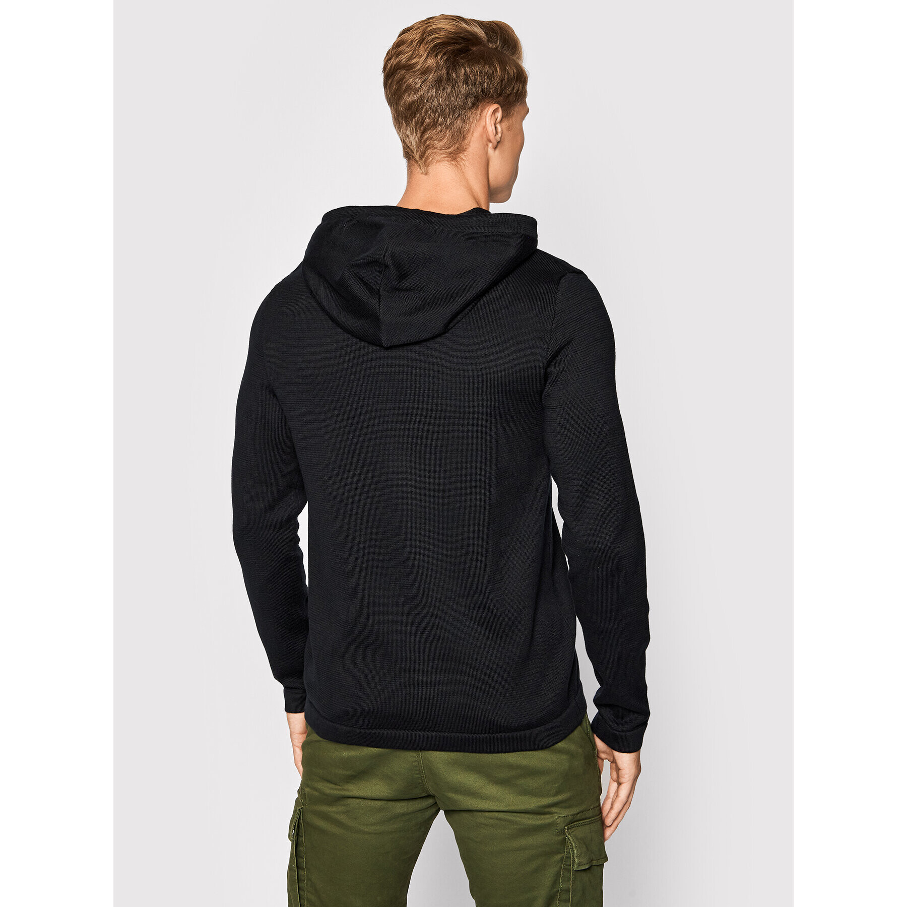 Jack&Jones Bluză Bilo 12192808 Negru Regular Fit - Pled.ro