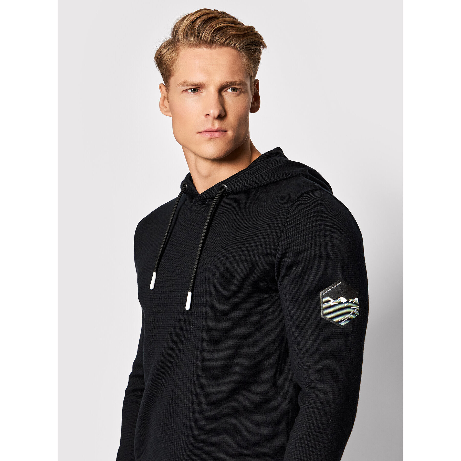 Jack&Jones Bluză Bilo 12192808 Negru Regular Fit - Pled.ro