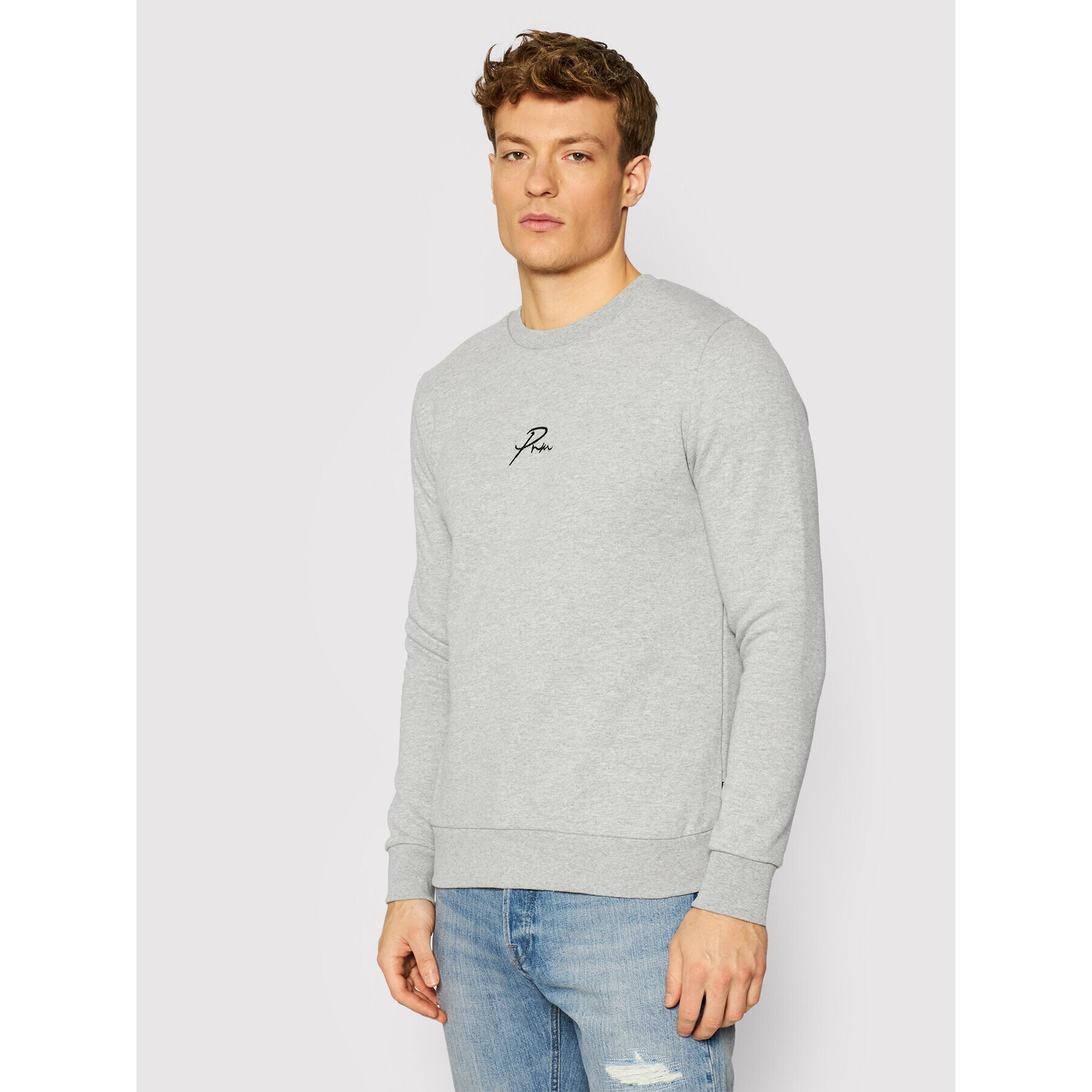 Jack&Jones Bluză Bla 12192598 Gri Regular Fit - Pled.ro