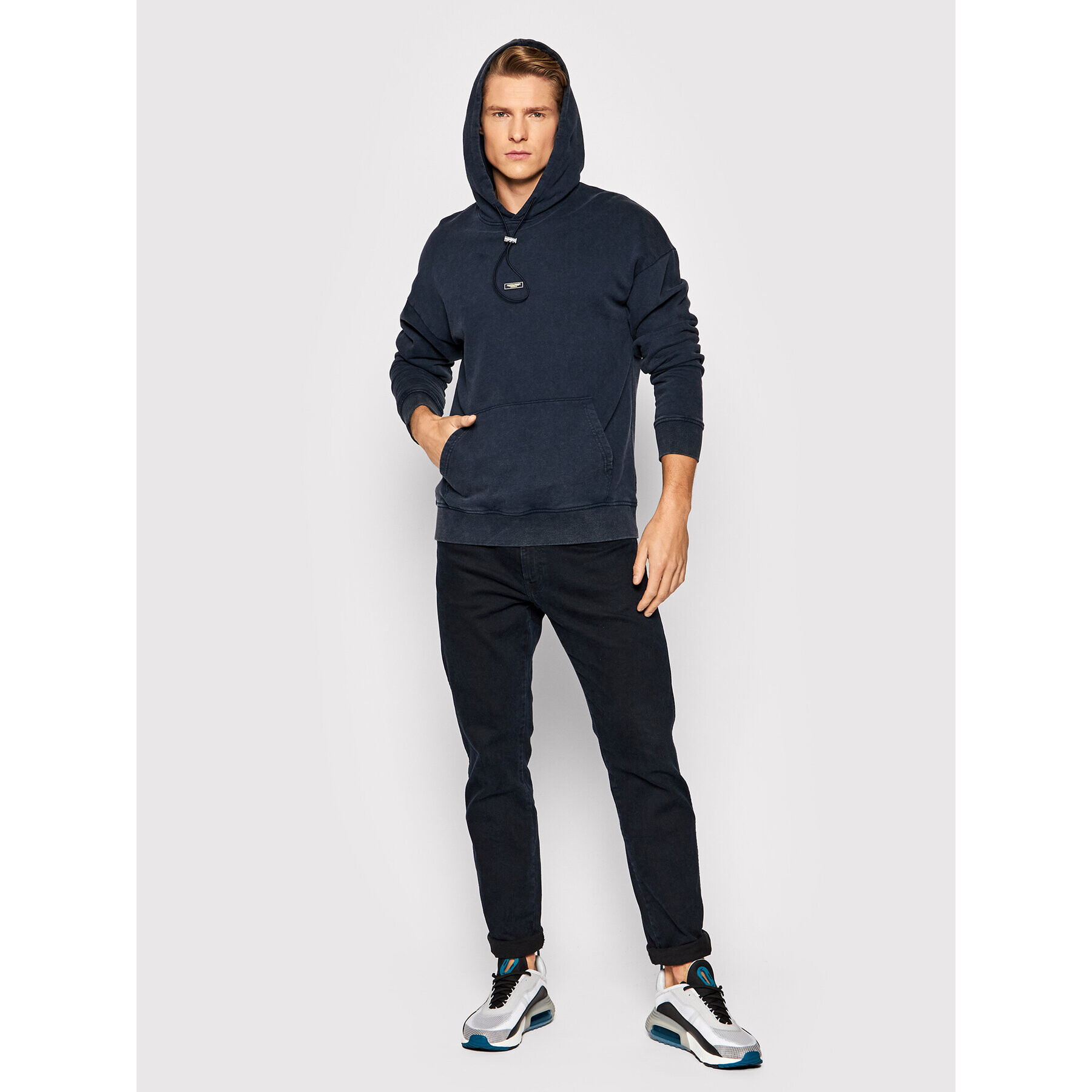 Jack&Jones Bluză Brad 12193618 Bleumarin Regular Fit - Pled.ro