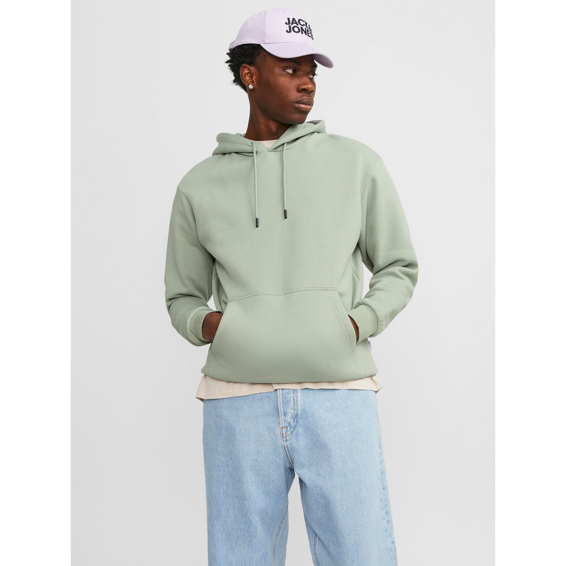 Jack&Jones Bluză Bradley 12249340 Verde Relaxed Fit - Pled.ro