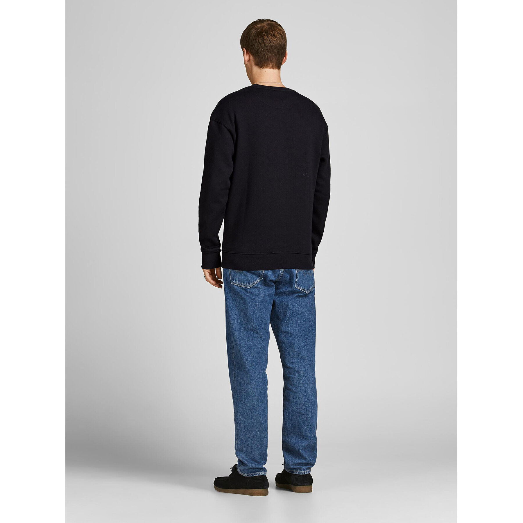 Jack&Jones Bluză Bradley 12249341 Negru Relaxed Fit - Pled.ro