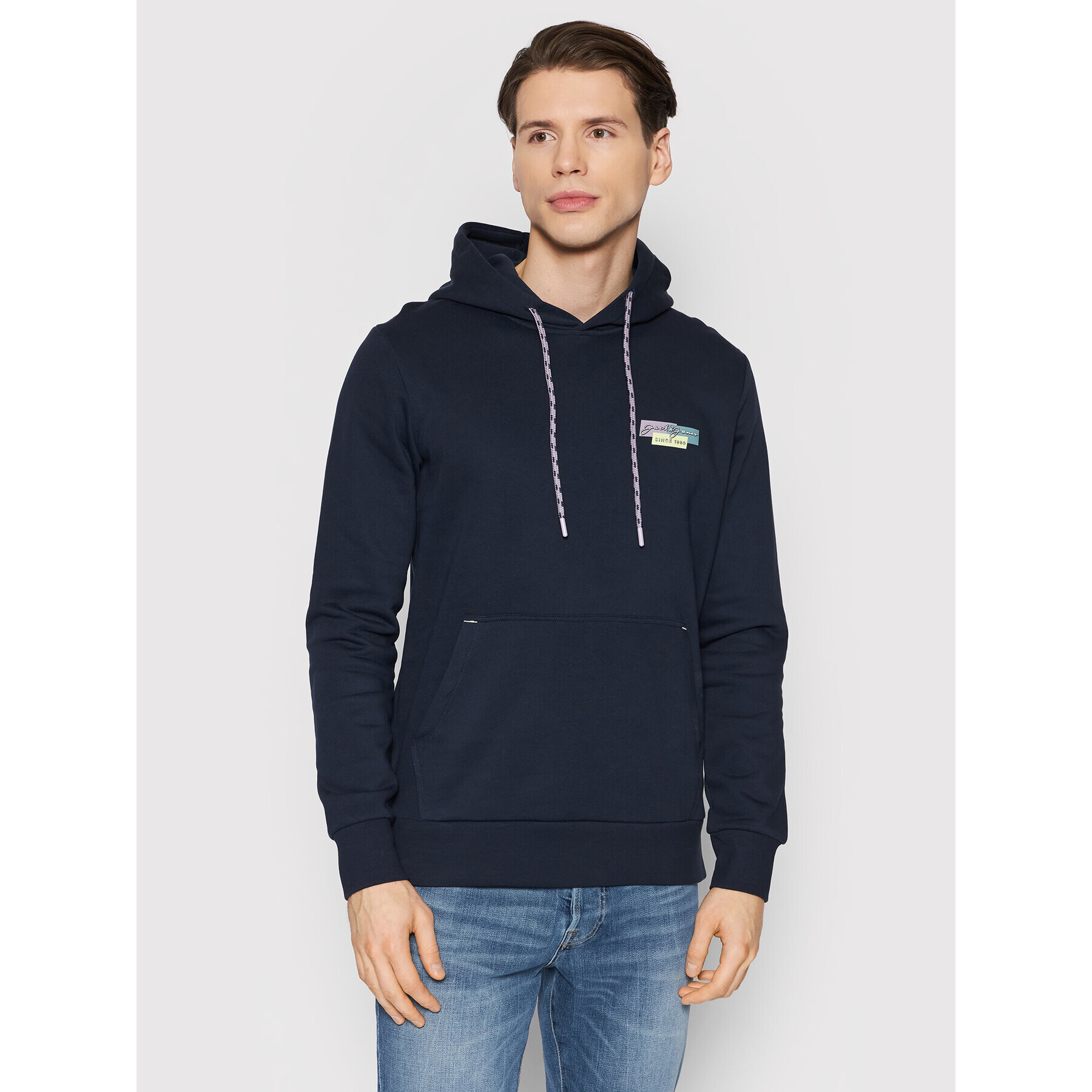 Jack&Jones Bluză Bright 12198237 Bleumarin Regular Fit - Pled.ro