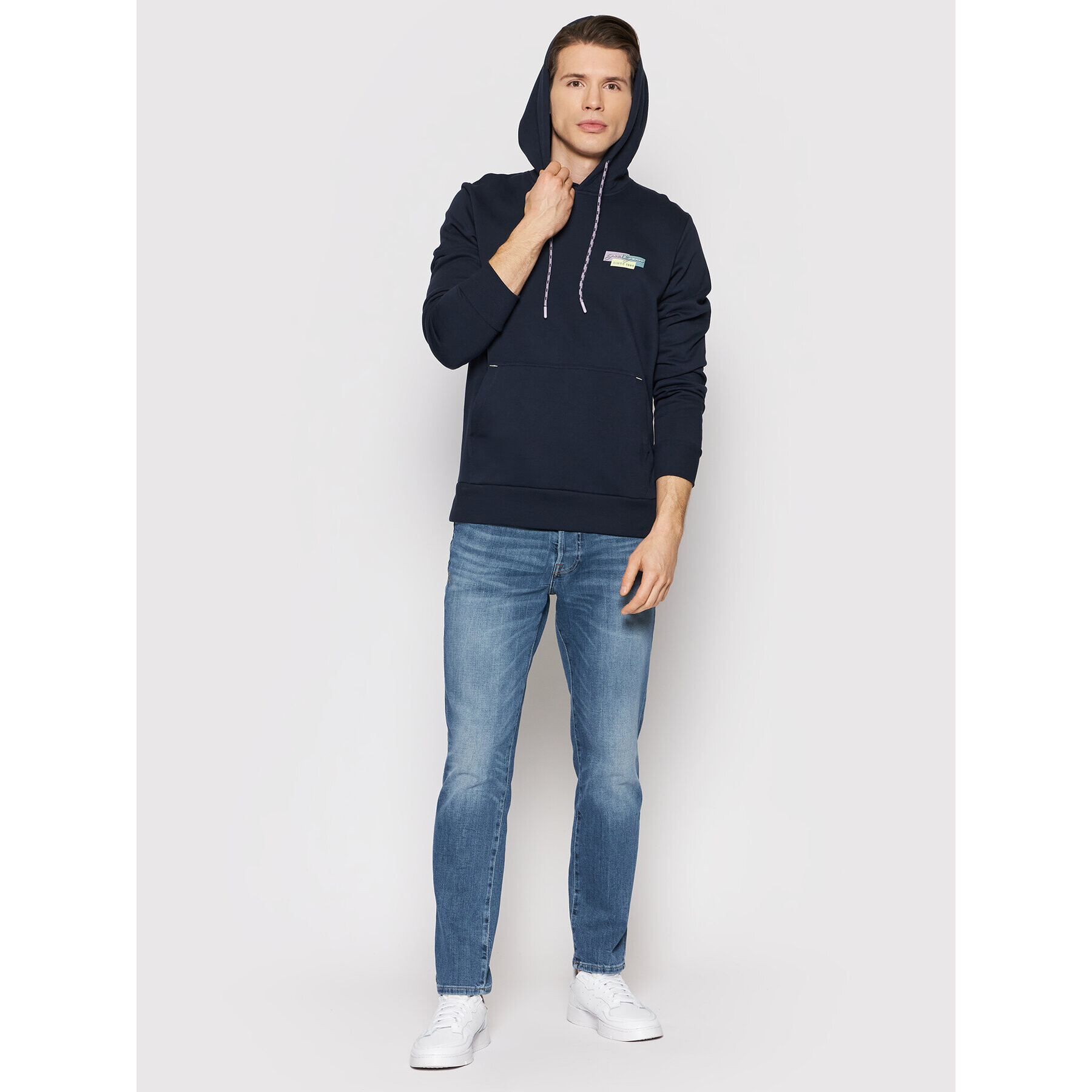 Jack&Jones Bluză Bright 12198237 Bleumarin Regular Fit - Pled.ro