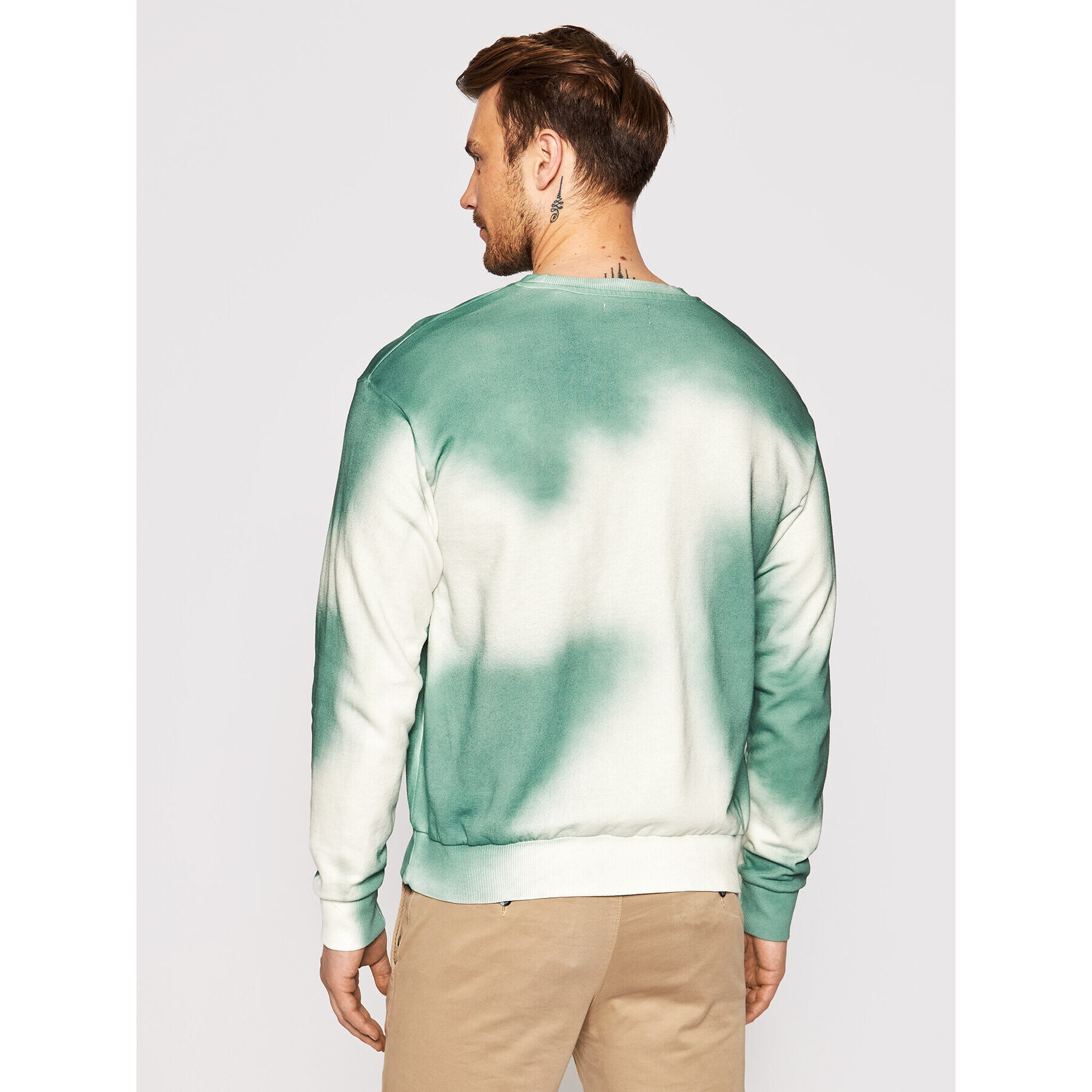 Jack&Jones Bluză Chulu 12195330 Verde Oversize - Pled.ro