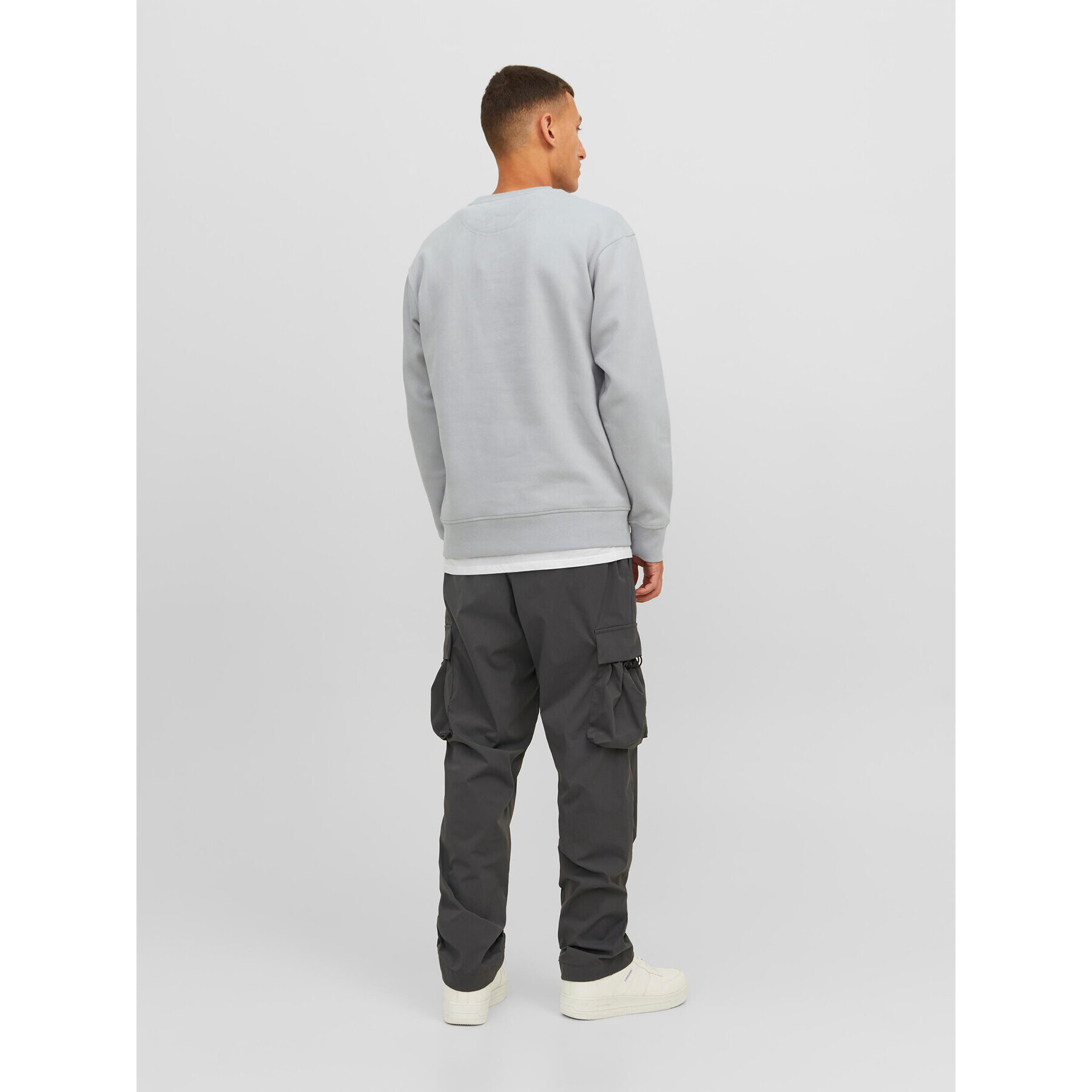 Jack&Jones Bluză Classic 12240188 Gri Relaxed Fit - Pled.ro