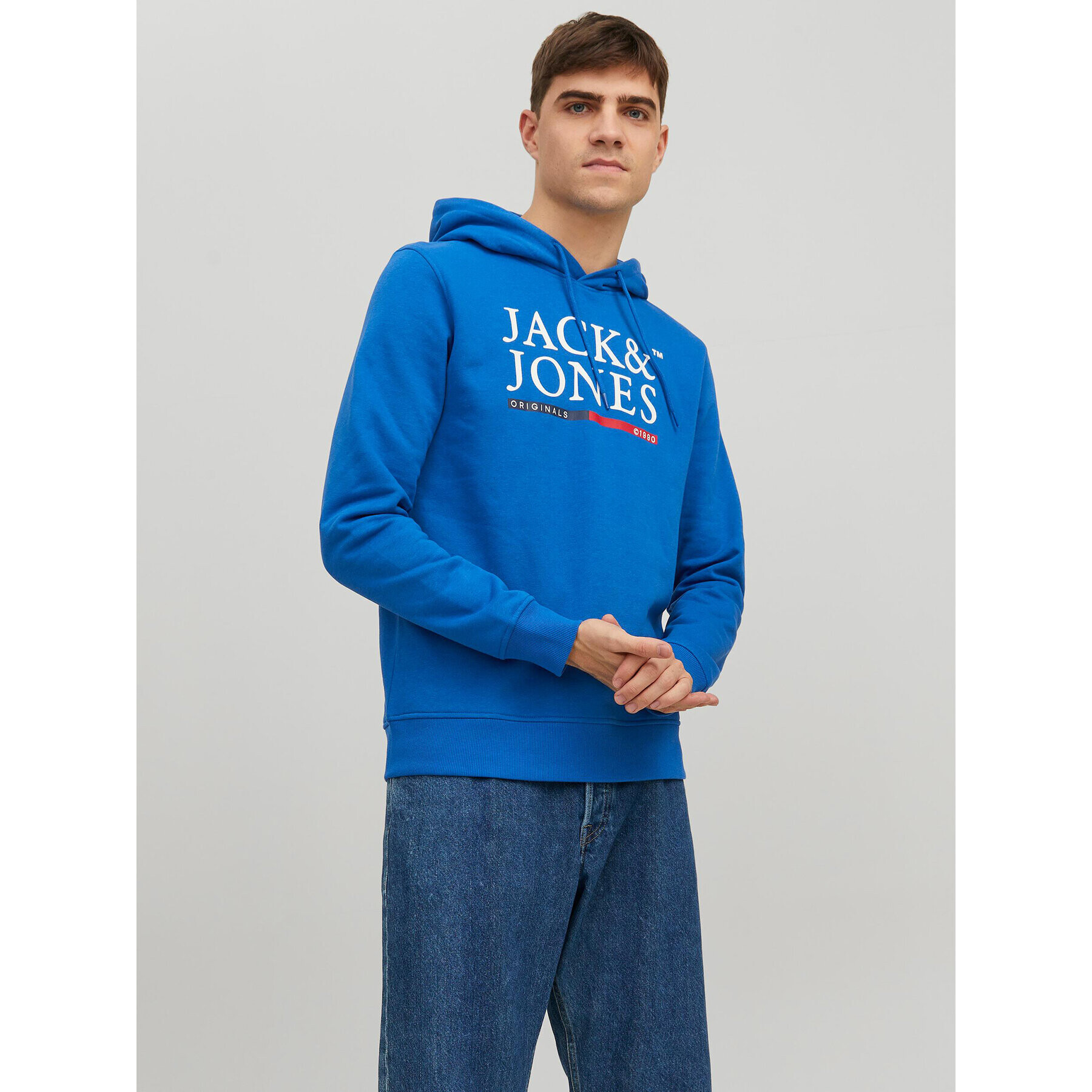 Jack&Jones Bluză Codyy 12229113 Albastru Standard Fit - Pled.ro