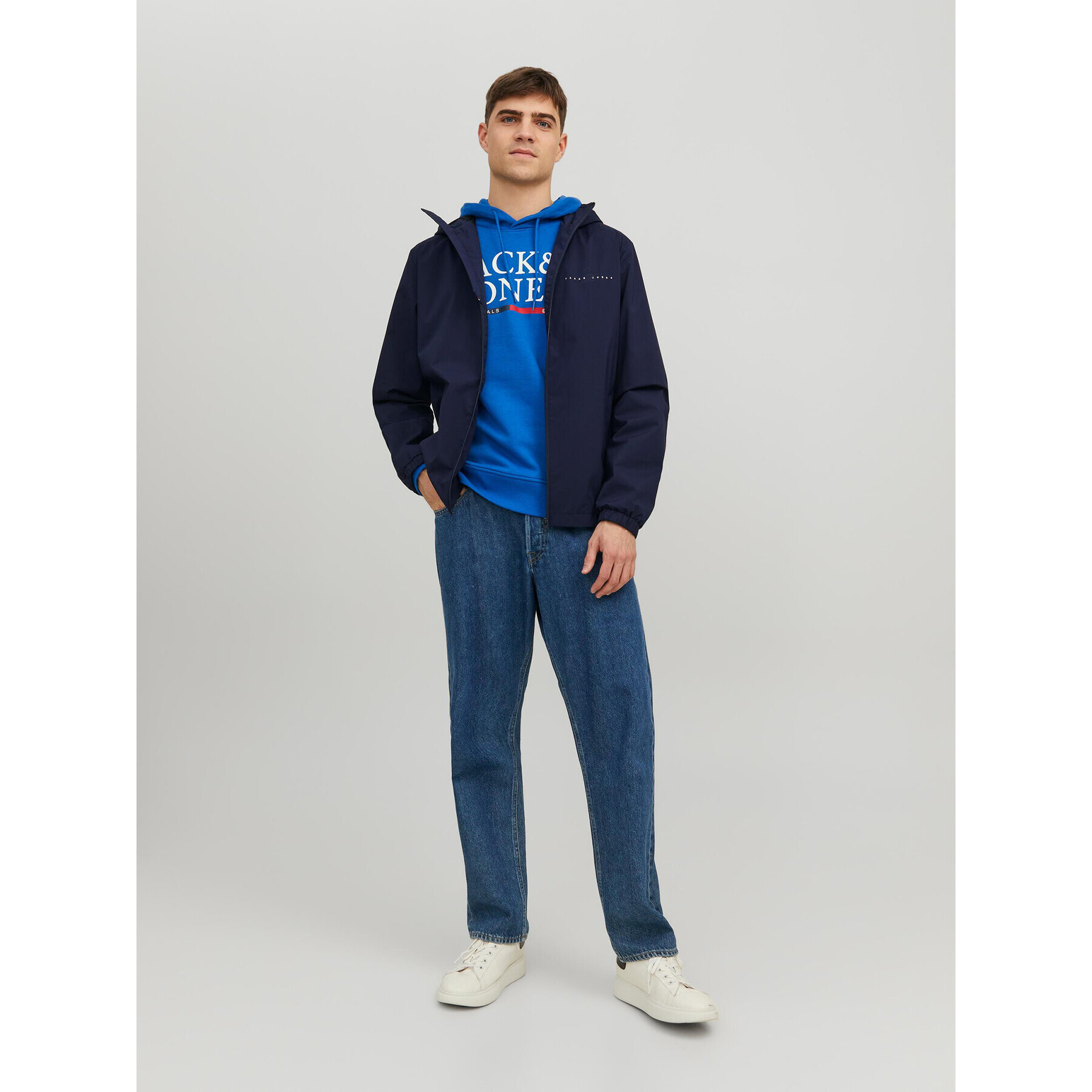 Jack&Jones Bluză Codyy 12229113 Albastru Standard Fit - Pled.ro