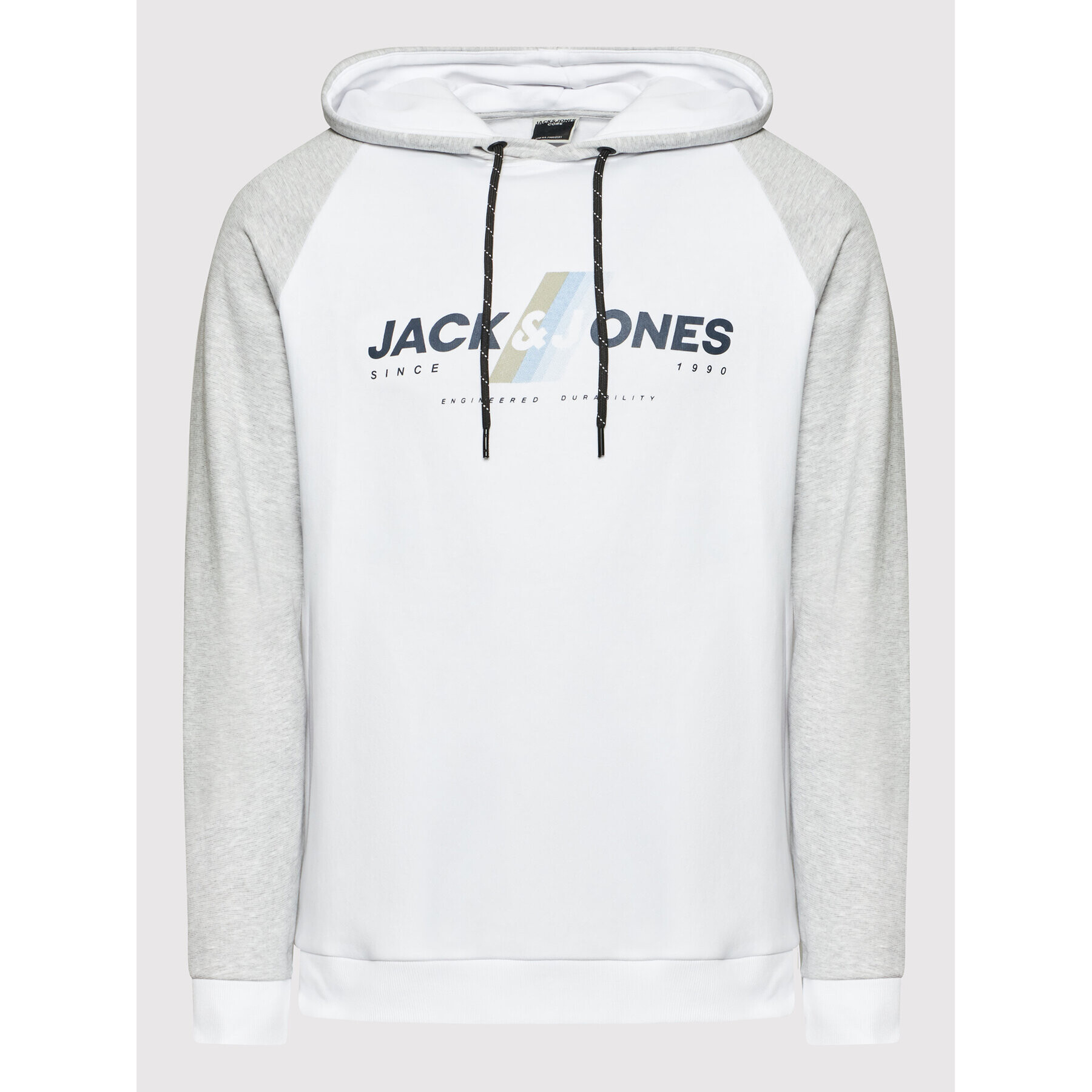 Jack&Jones Bluză Connor 12205393 Alb Regular Fit - Pled.ro