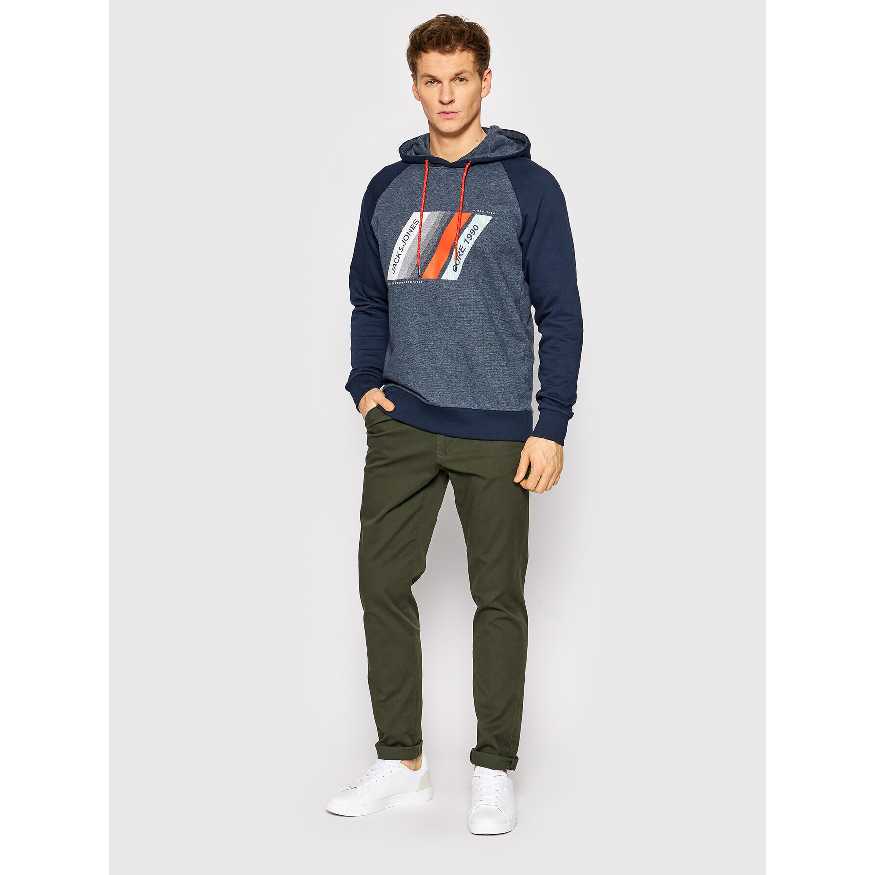 Jack&Jones Bluză Connor 12205393 Bleumarin Regular Fit - Pled.ro