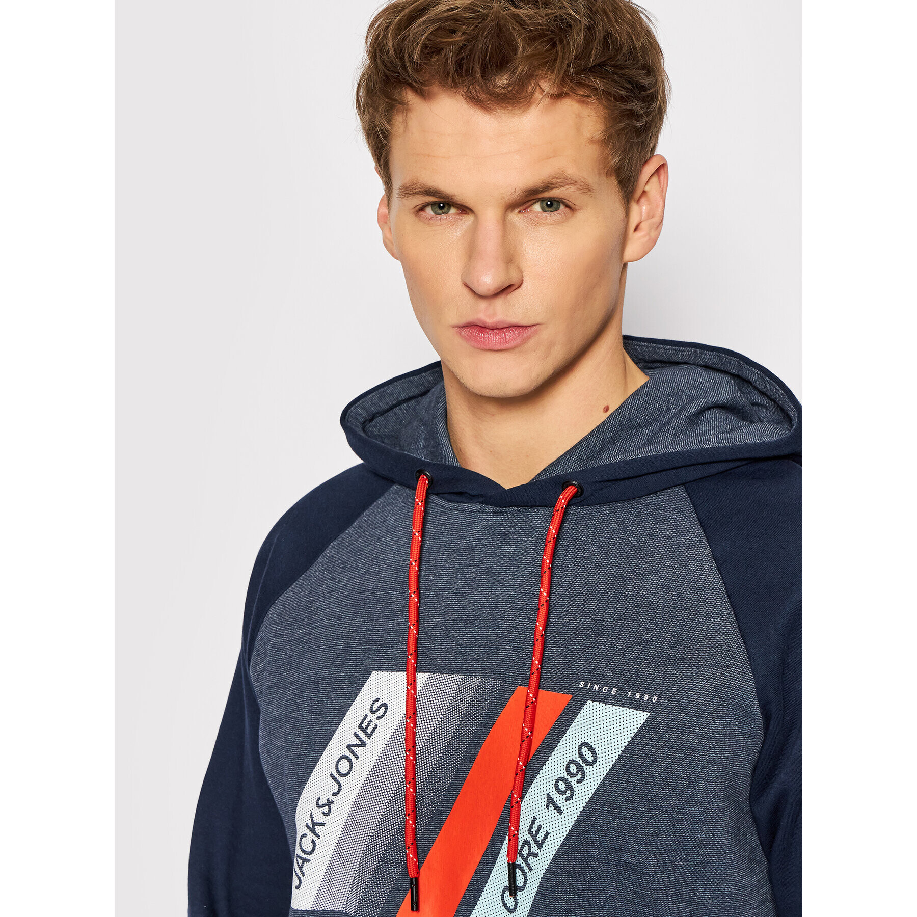 Jack&Jones Bluză Connor 12205393 Bleumarin Regular Fit - Pled.ro