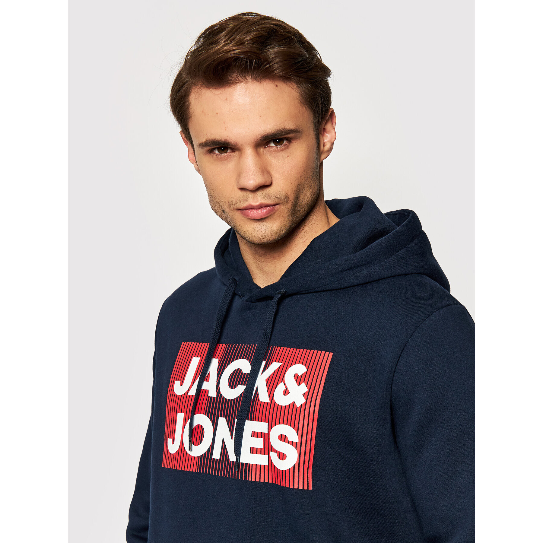 Jack&Jones Bluză Corp Logo 12152840 Bleumarin Regular Fit - Pled.ro