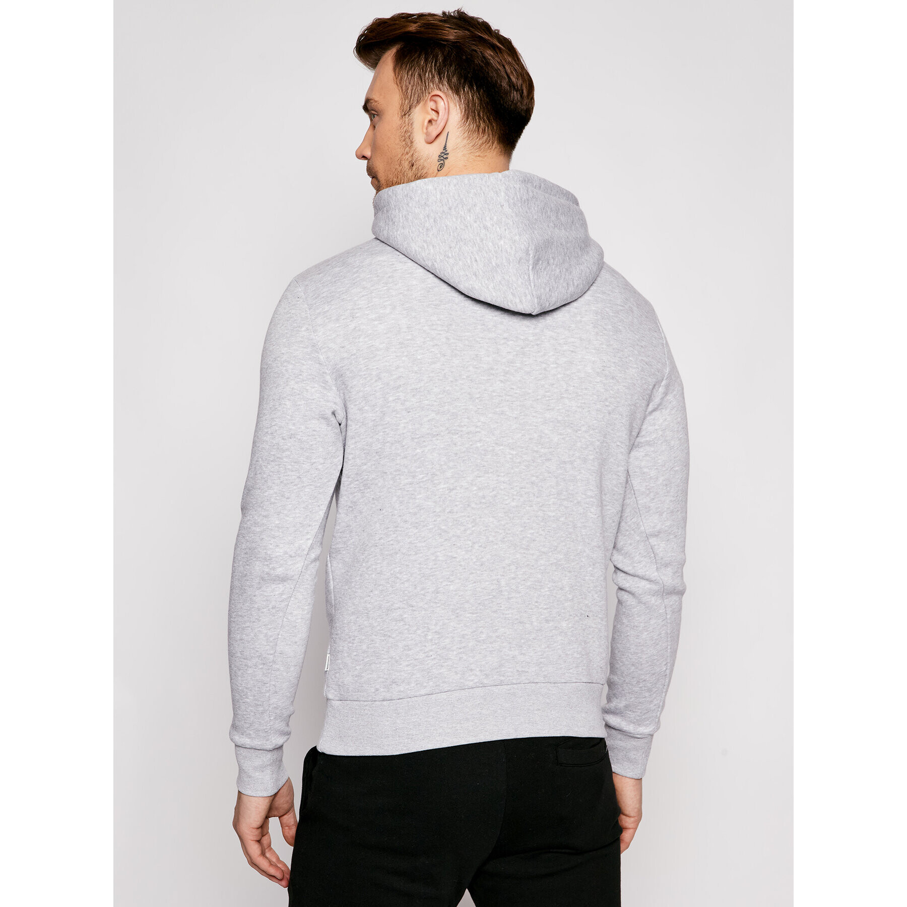 Jack&Jones Bluză Corp Logo 12152840 Gri Regular Fit - Pled.ro