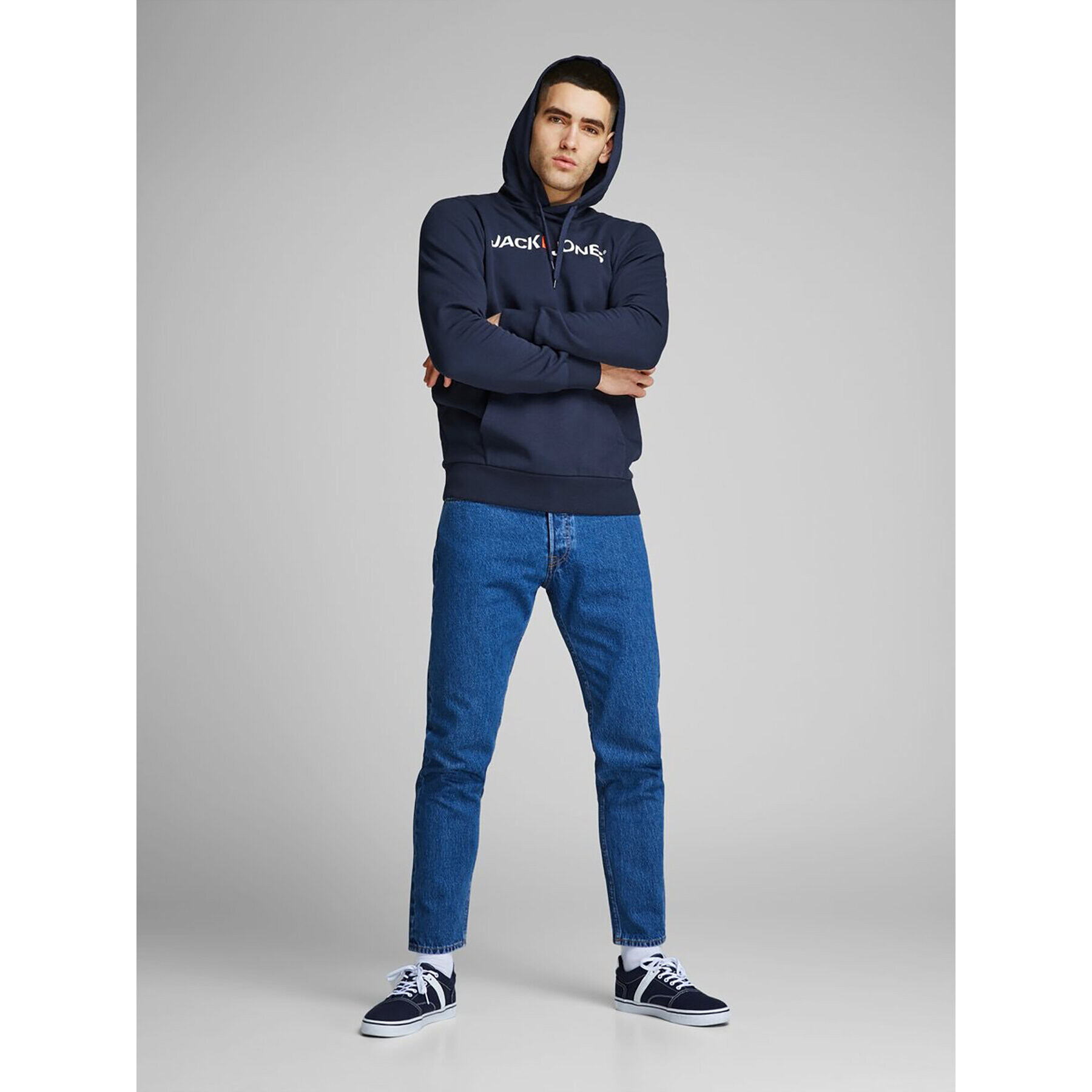 Jack&Jones Bluză Corp Old Logo 12137054 Bleumarin Regular Fit - Pled.ro