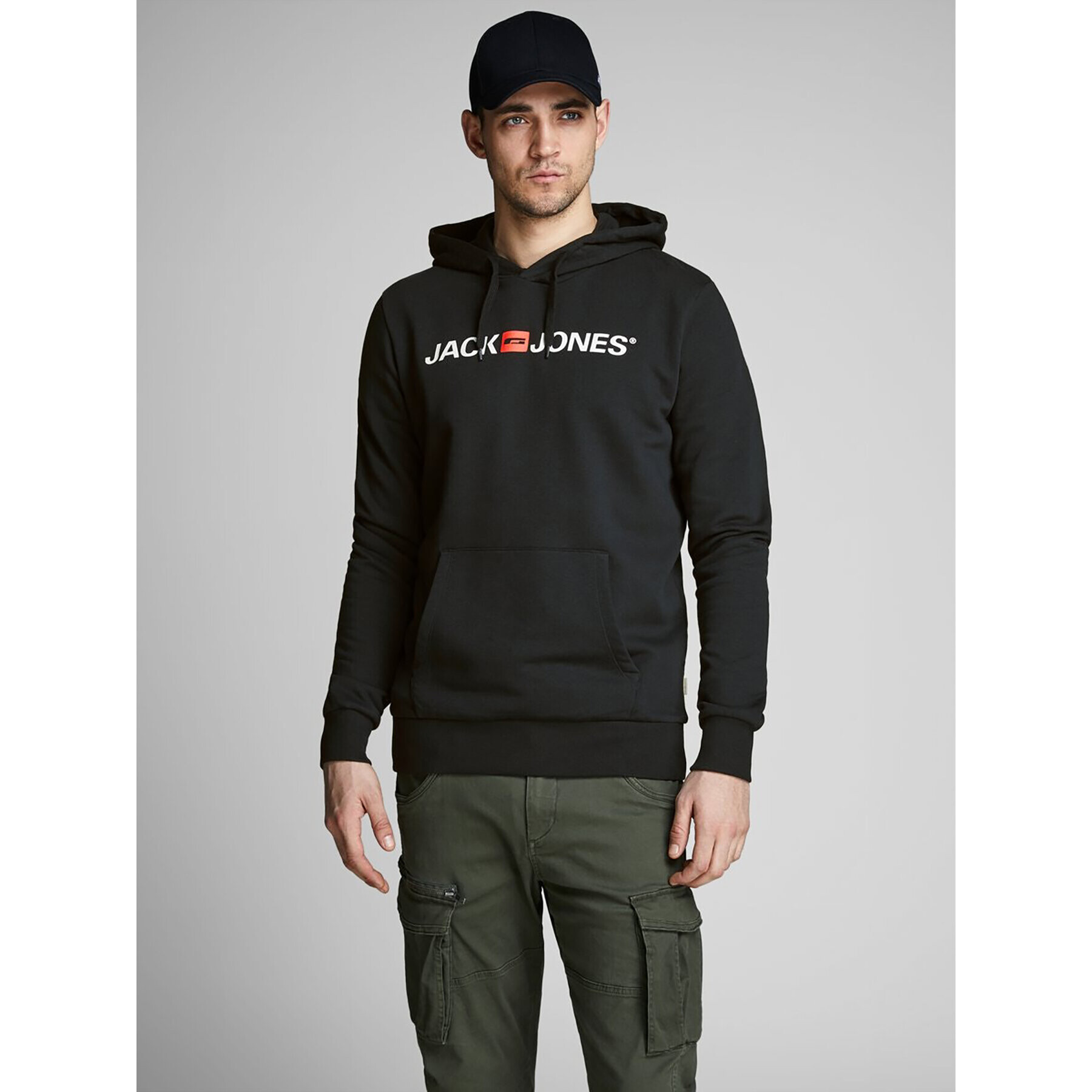 Jack&Jones Bluză Corp Old Logo 12137054 Negru Regular Fit - Pled.ro