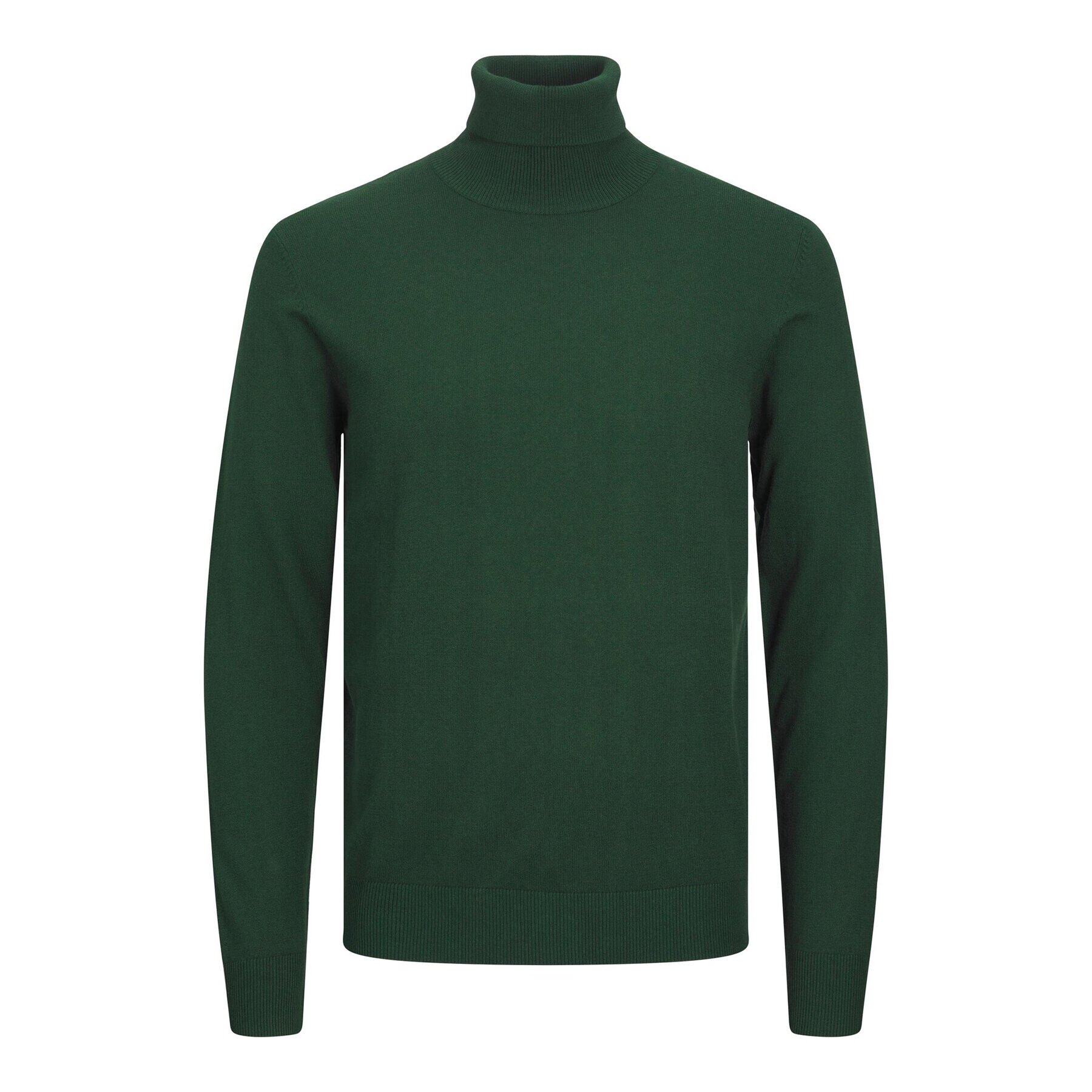 Jack&Jones Bluză cu gât 12157417 Verde Regular Fit - Pled.ro