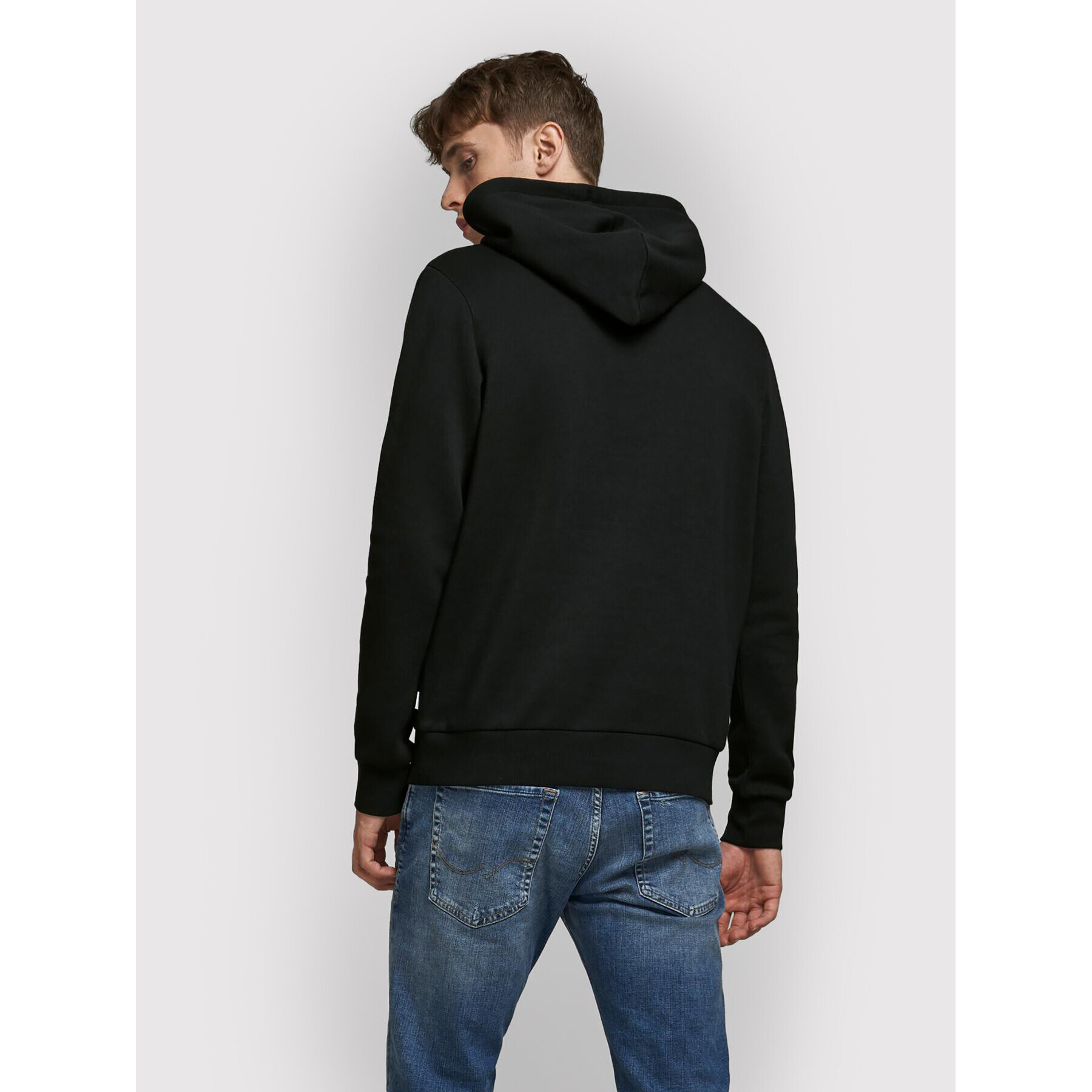 Jack&Jones Bluză Ecorp 12152840 Negru Regular Fit - Pled.ro