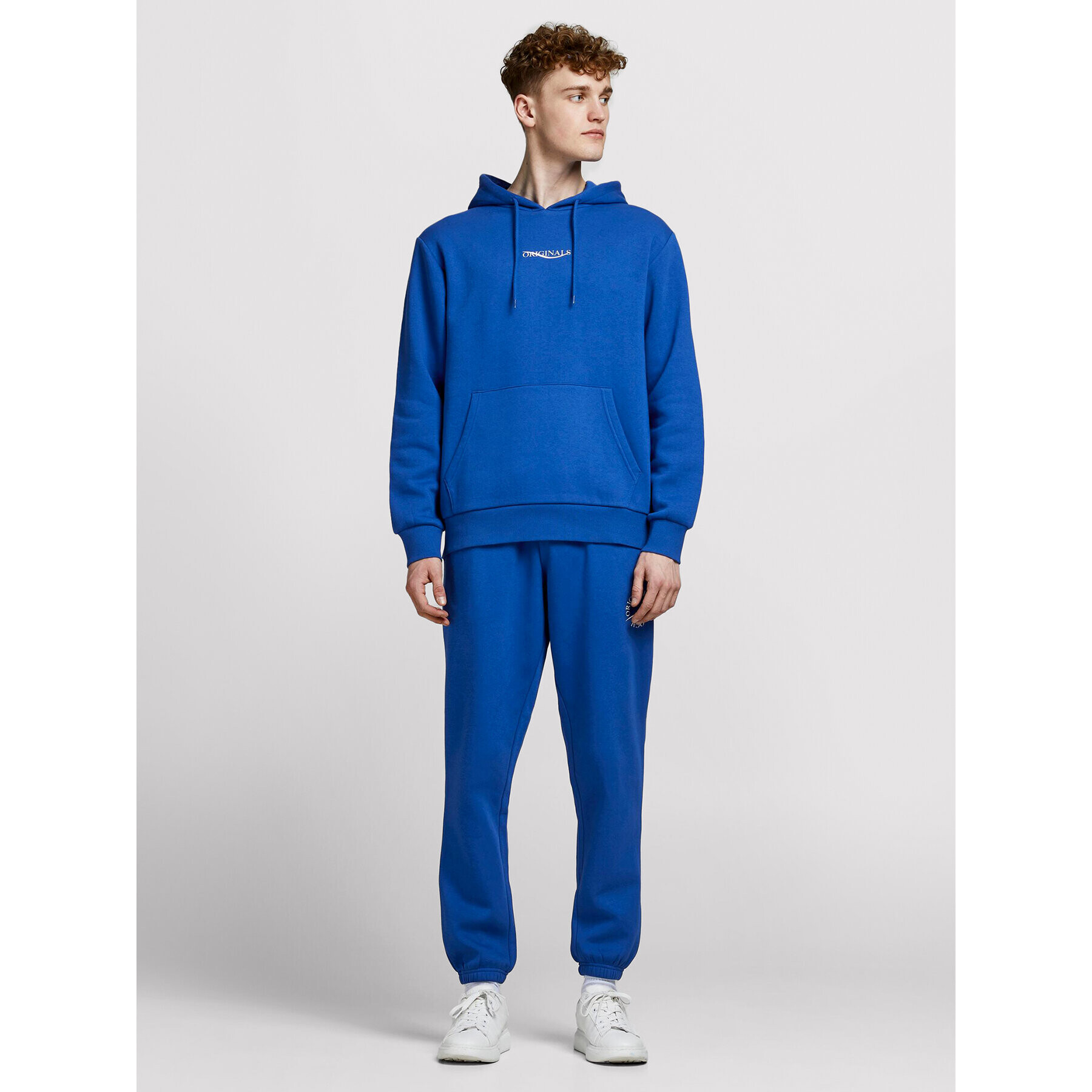 Jack&Jones Bluză Elias 12195574 Albastru Oversize - Pled.ro