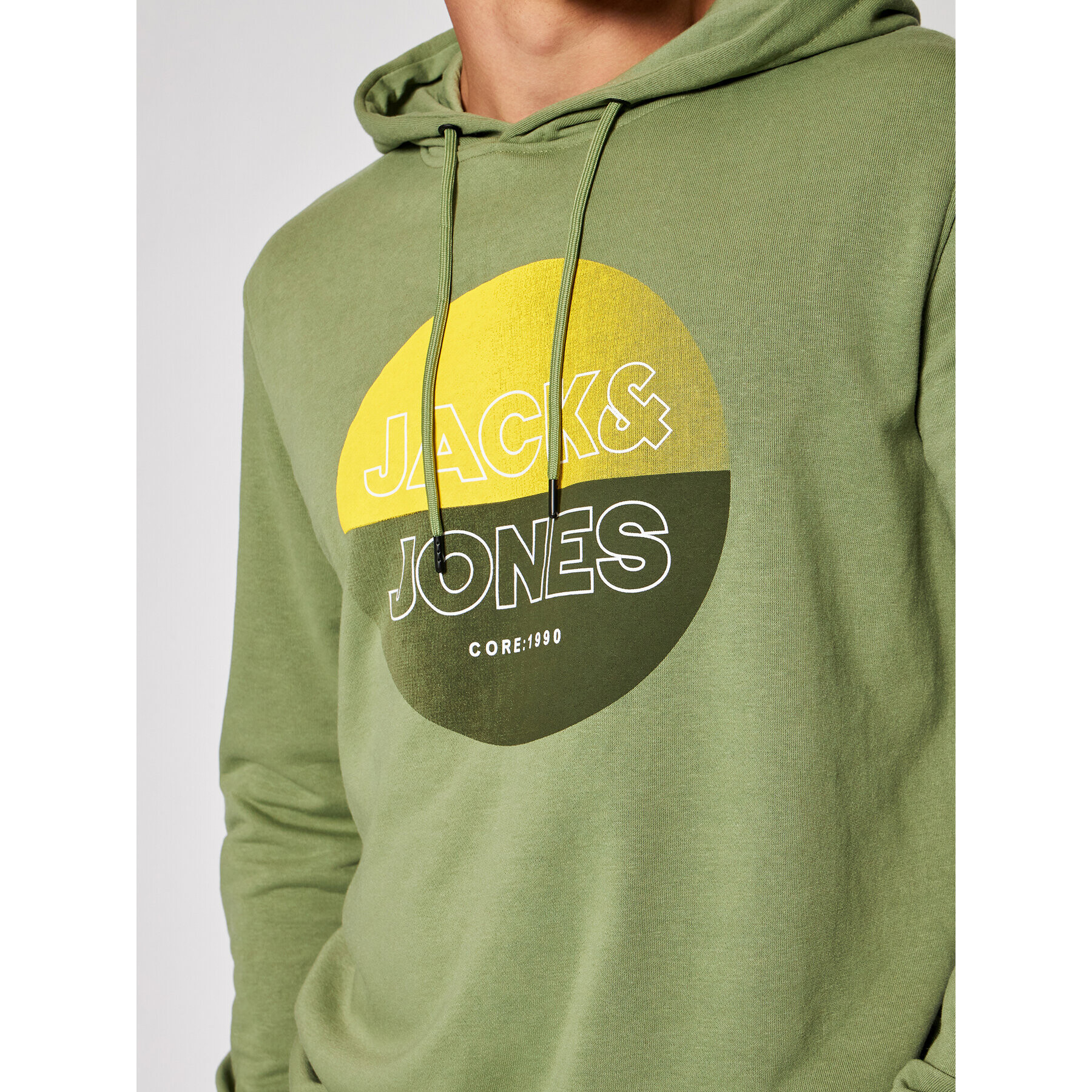 Jack&Jones Bluză Fading 12191999 Verde Regular Fit - Pled.ro