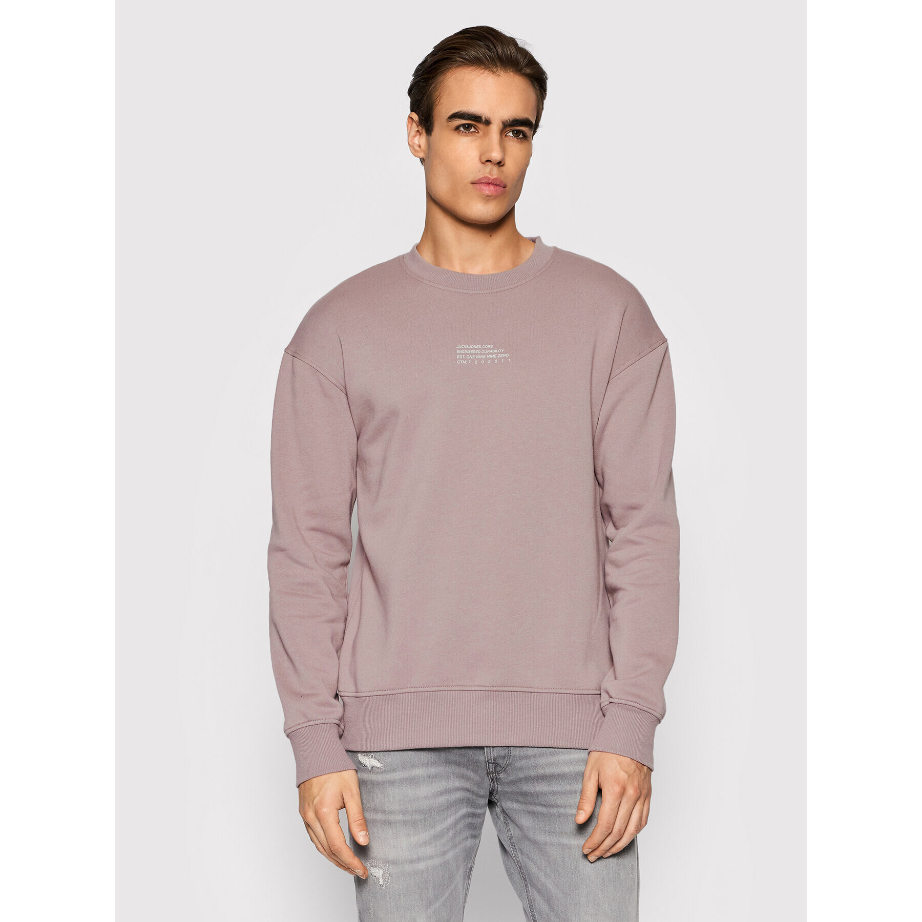 Jack&Jones Bluză Globe 12200747 Violet Relaxed Fit - Pled.ro